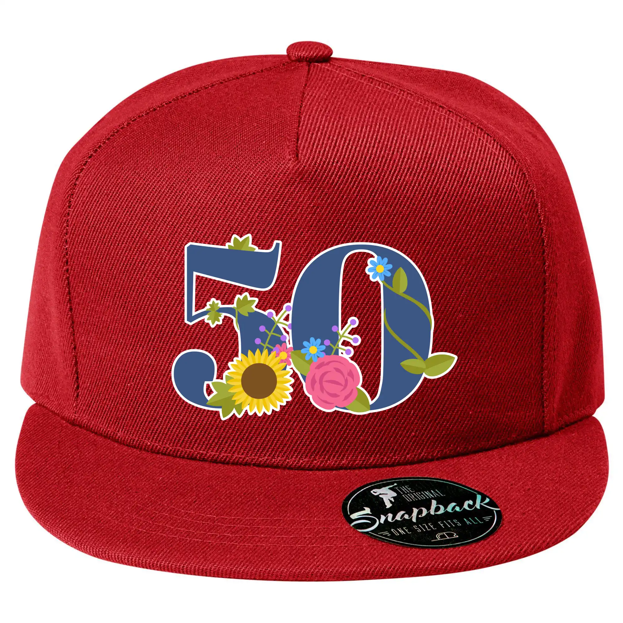 Květinové číslo kreslené - 50