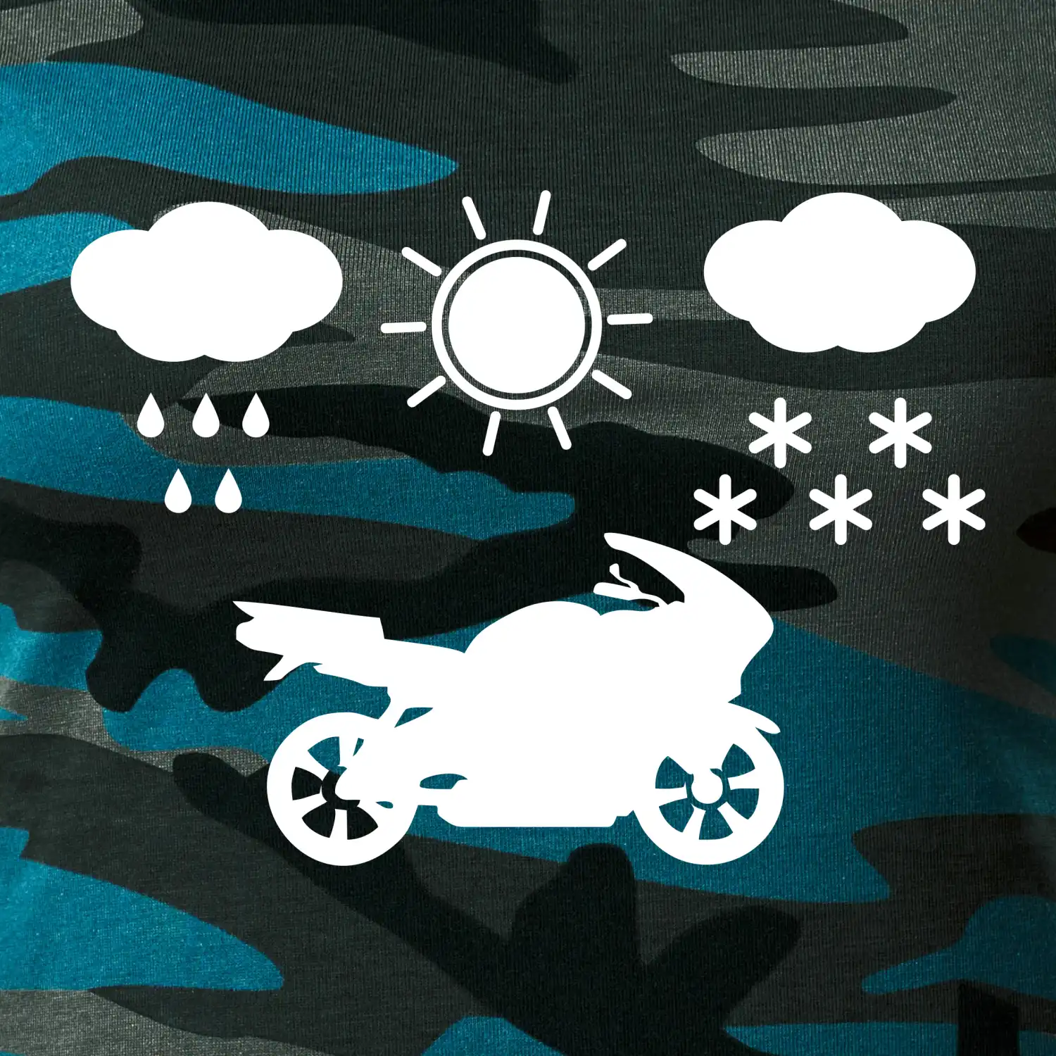 Motorkář za každého počasí - silnice