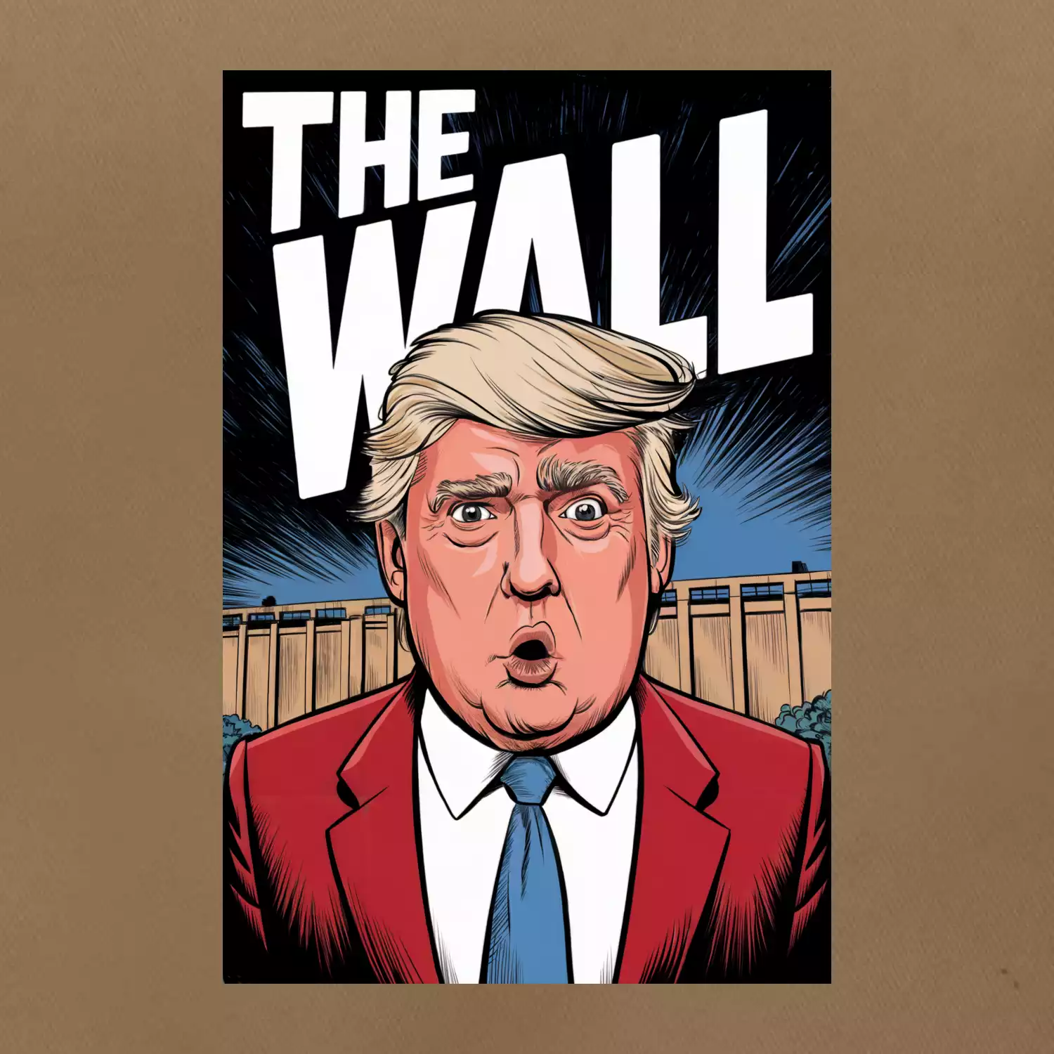 The wall Trump