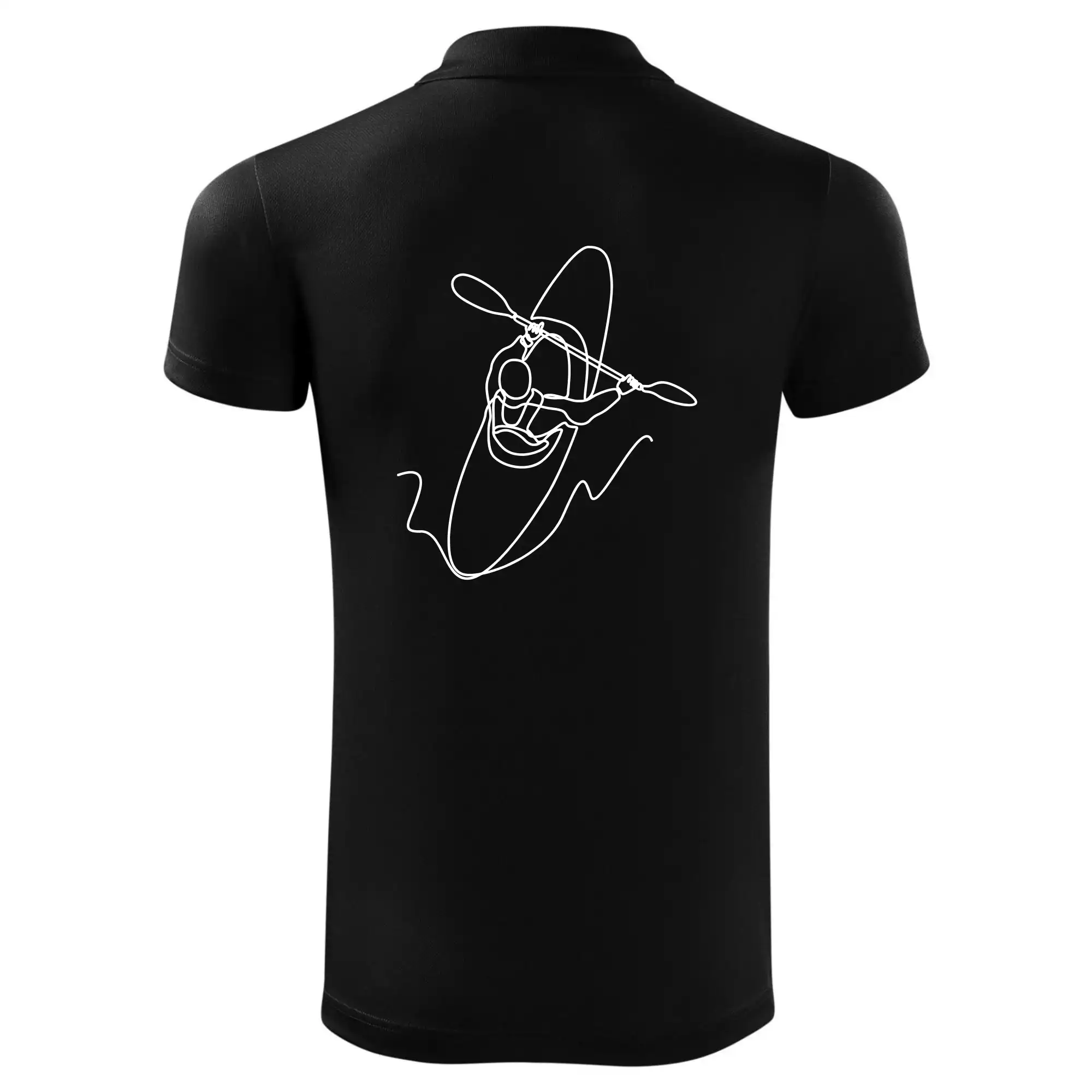 Kajak  ze shora jedním tahem