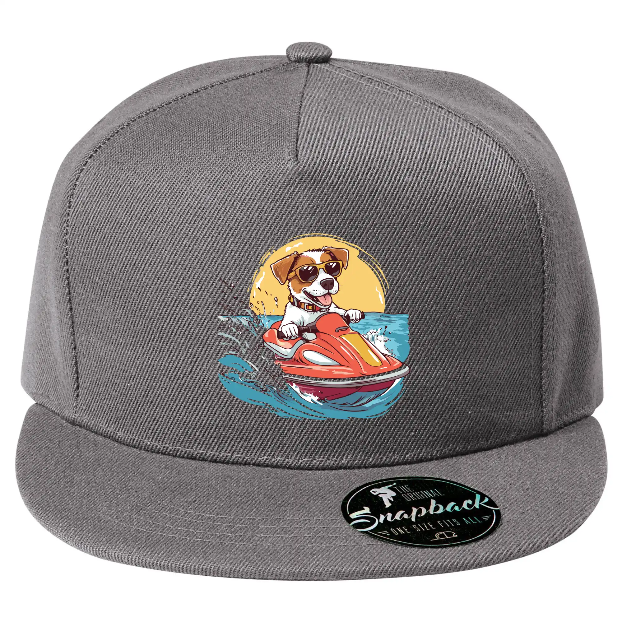 Jack russell teriér na vodním skútru