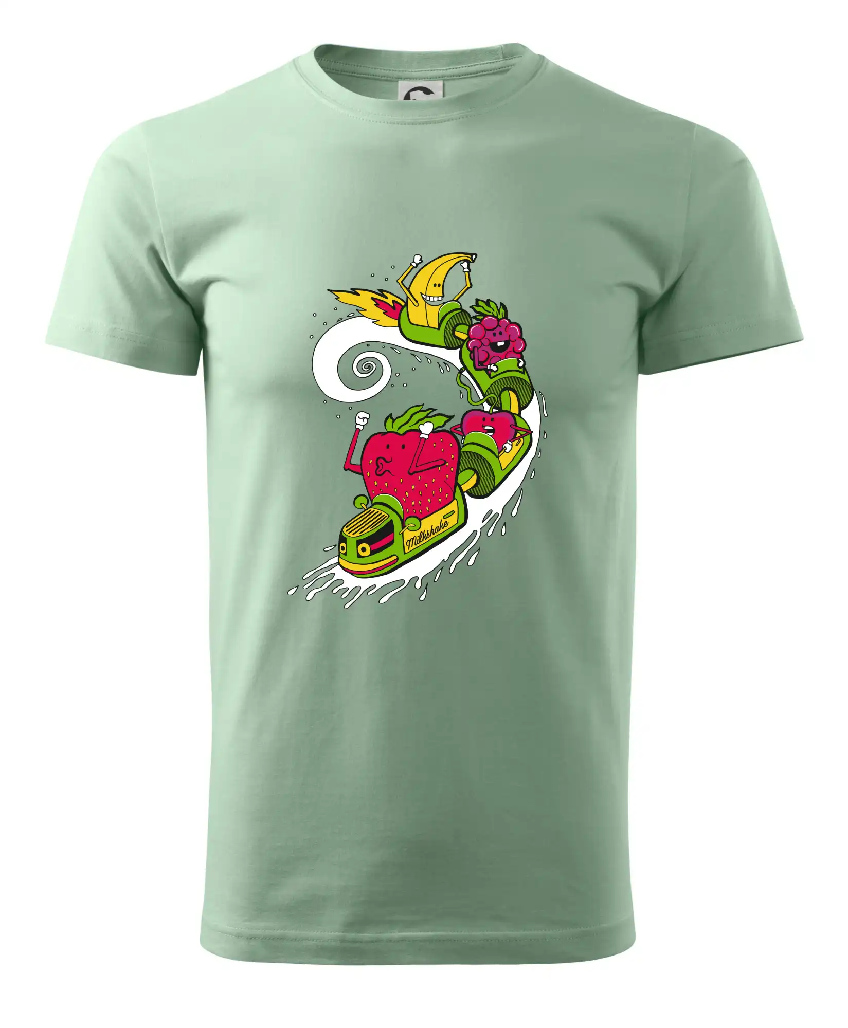 Milkshake vlak kreslený (Pecka design)