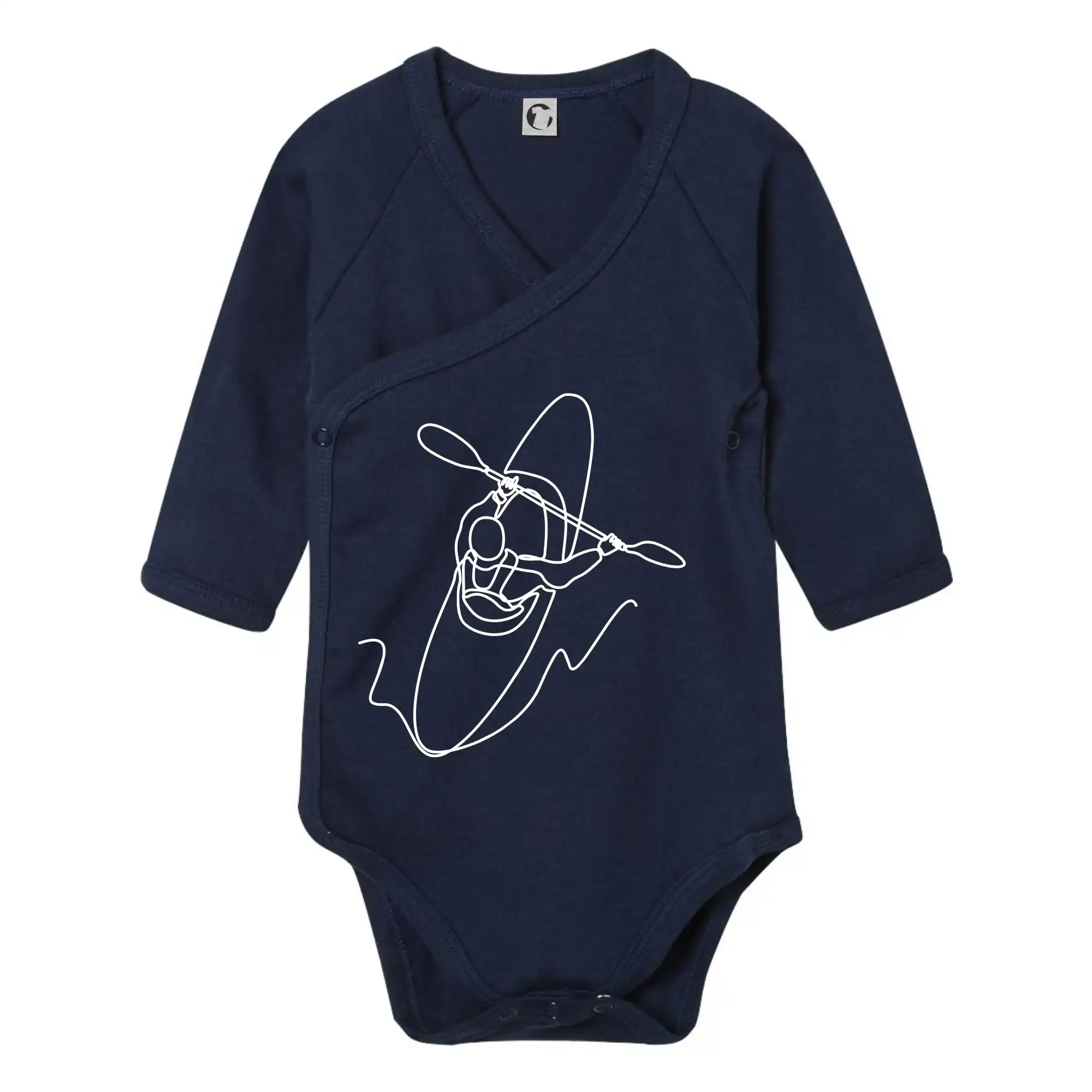 Kajak  ze shora jedním tahem