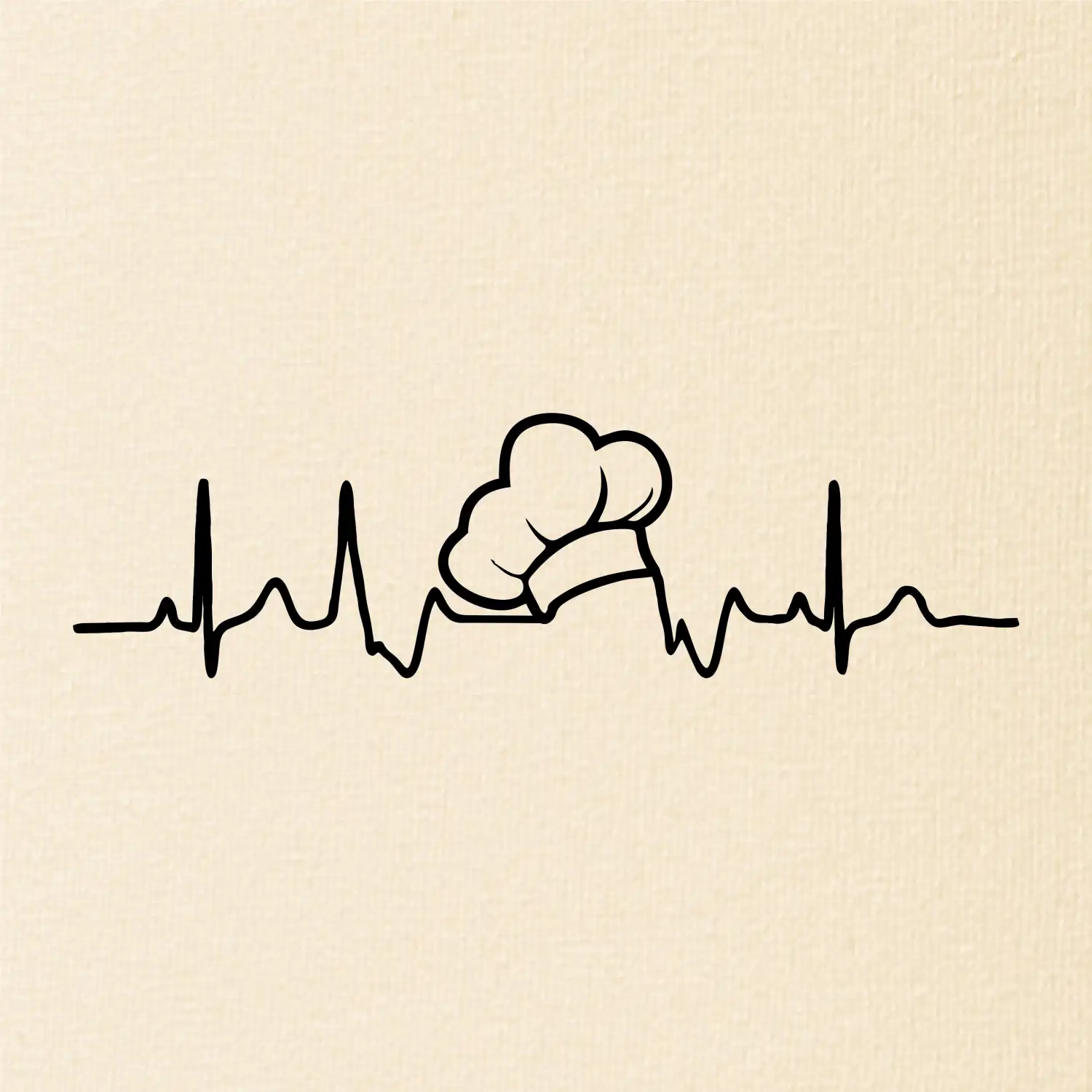 EKG kuchařská čepice