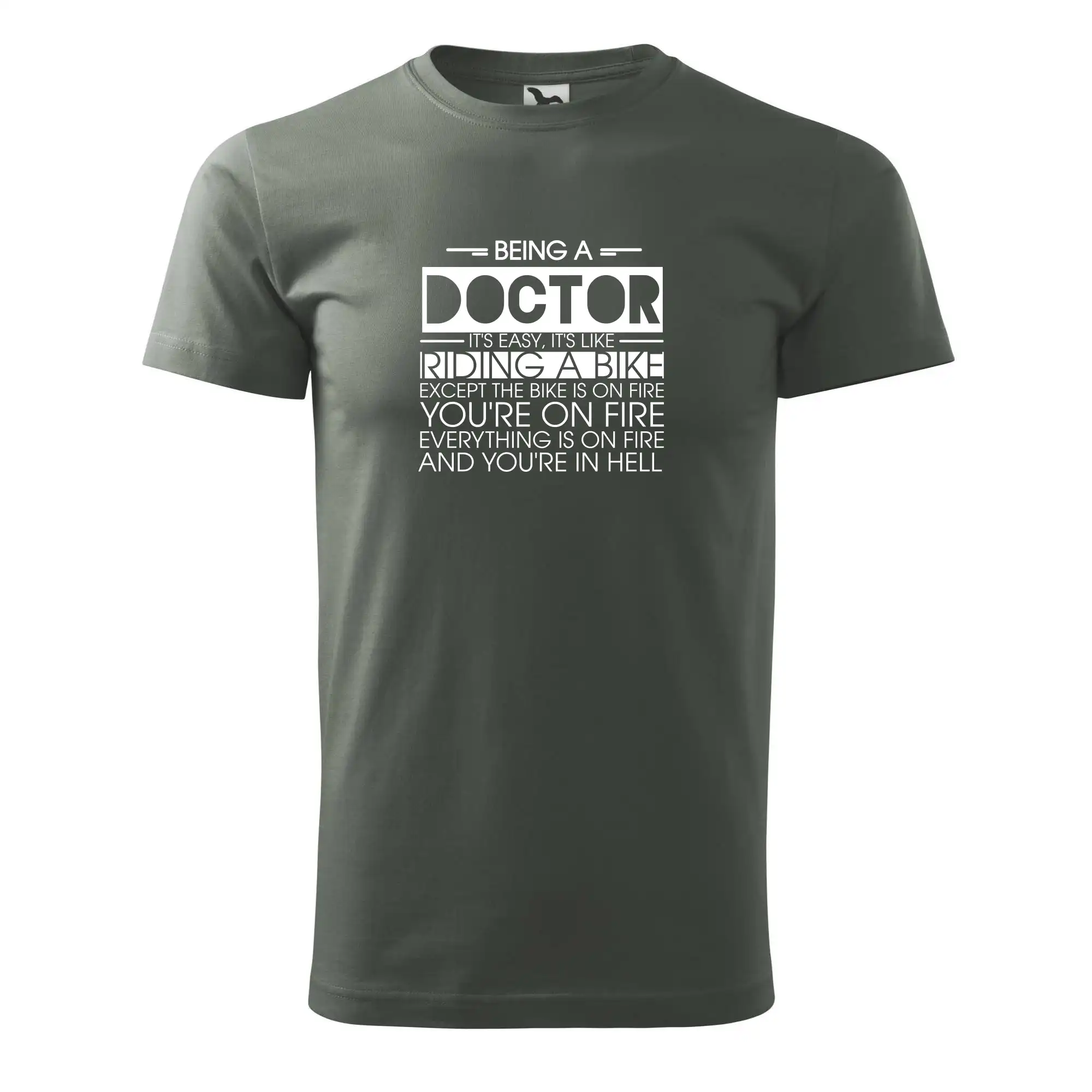 Being a doctor - bike - Pánske tričko nižšej gramáže