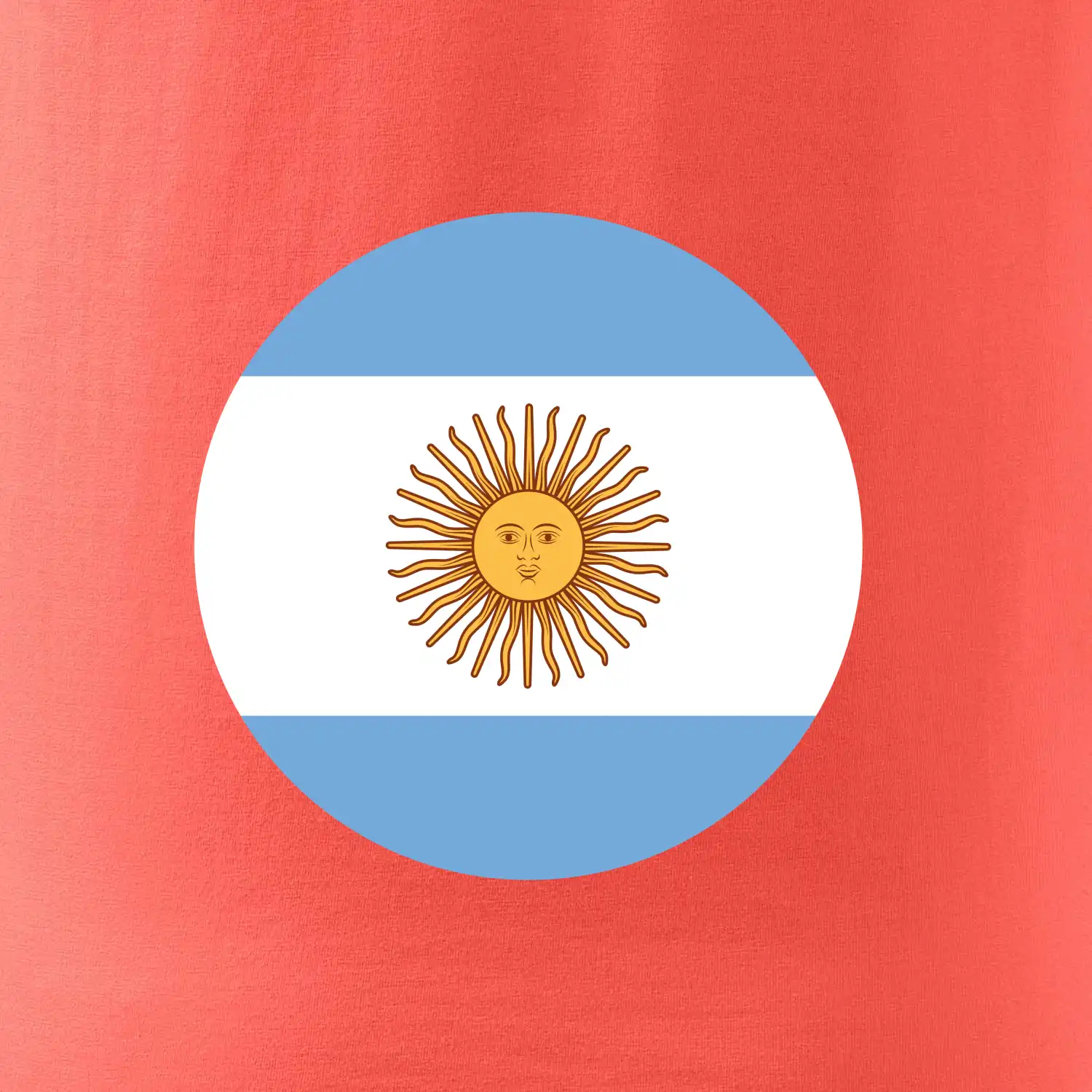 Argentina vlajka kulatá