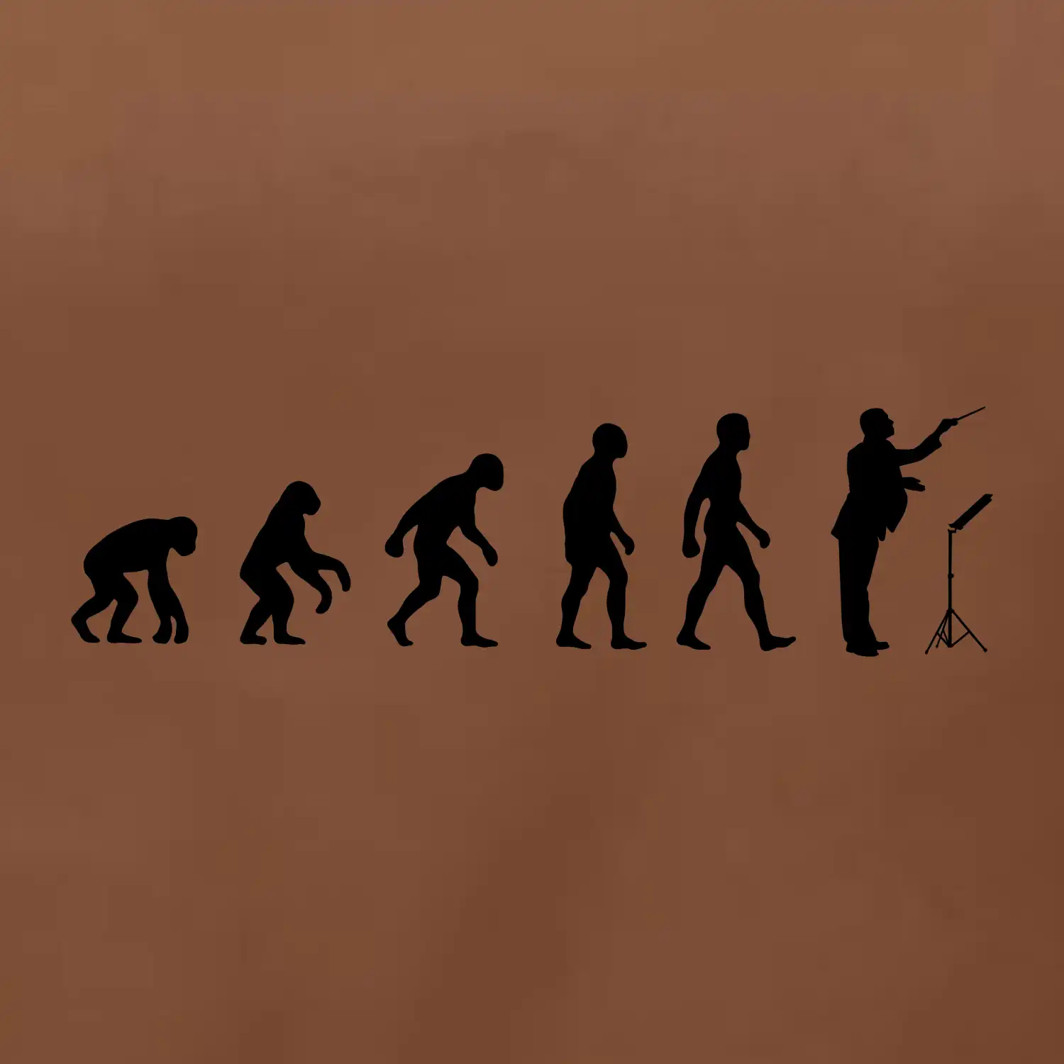 Evoluce sbormistr z boku