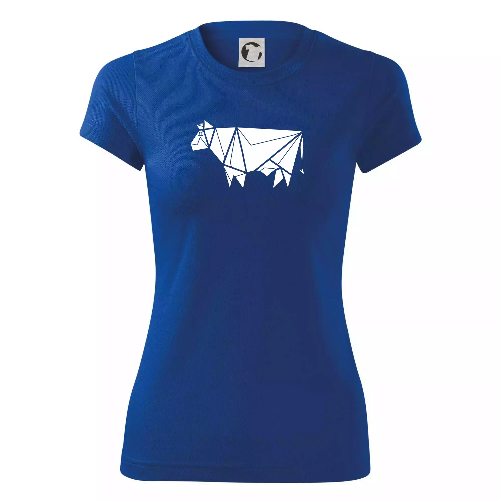 Origami kráva z boku