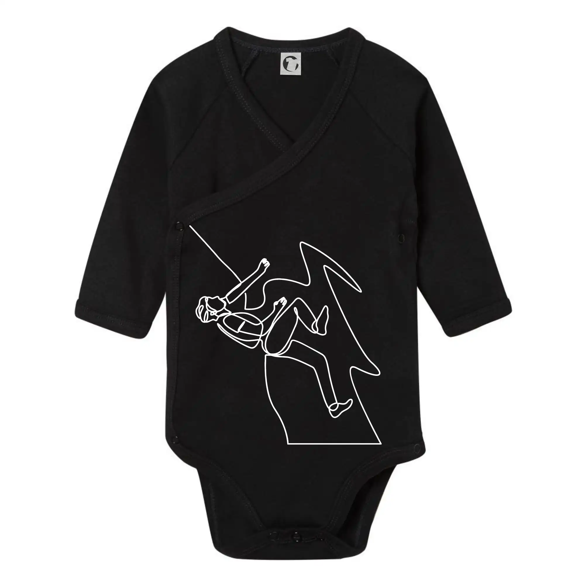 Lezec na skále jedním tahem