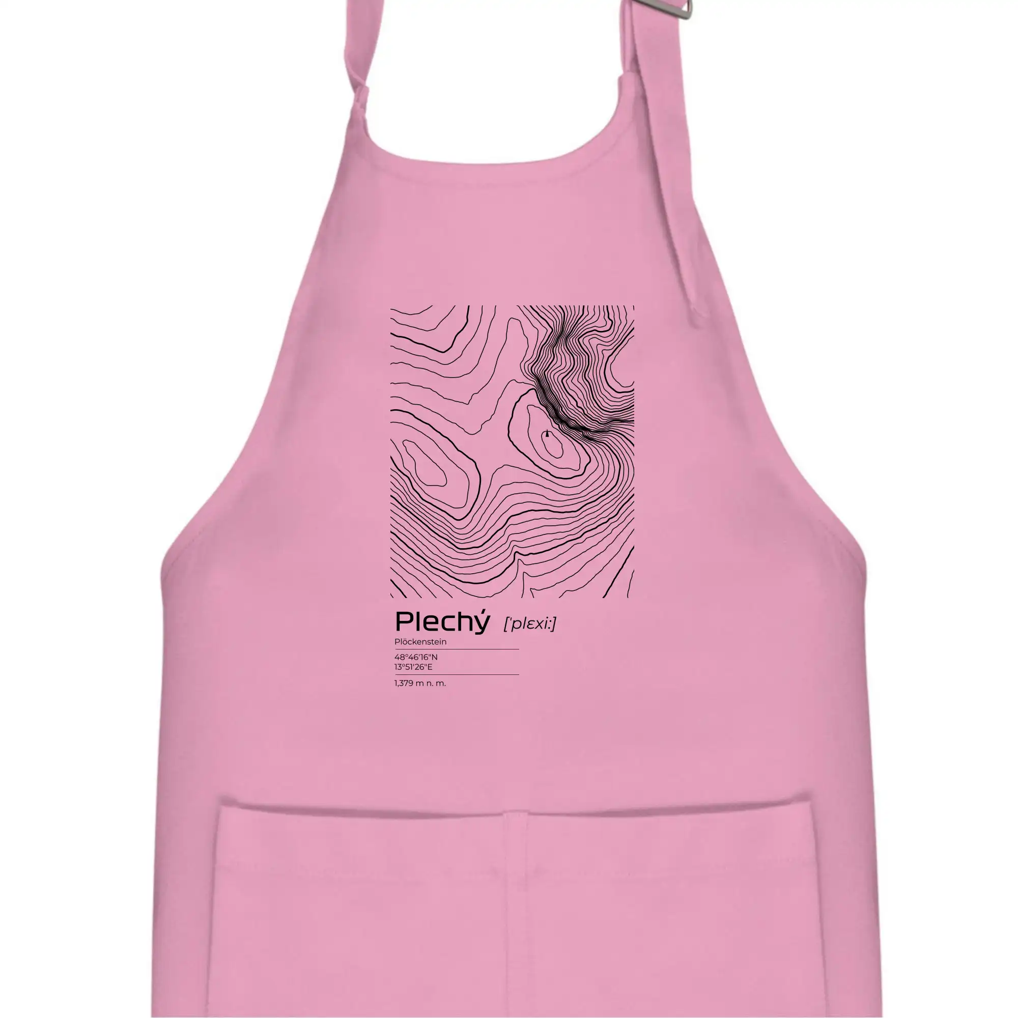 Plechý - vrstevnice v obdélníku