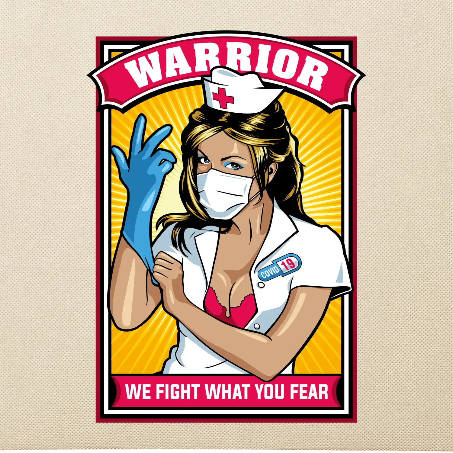 Corona Nurse warrior