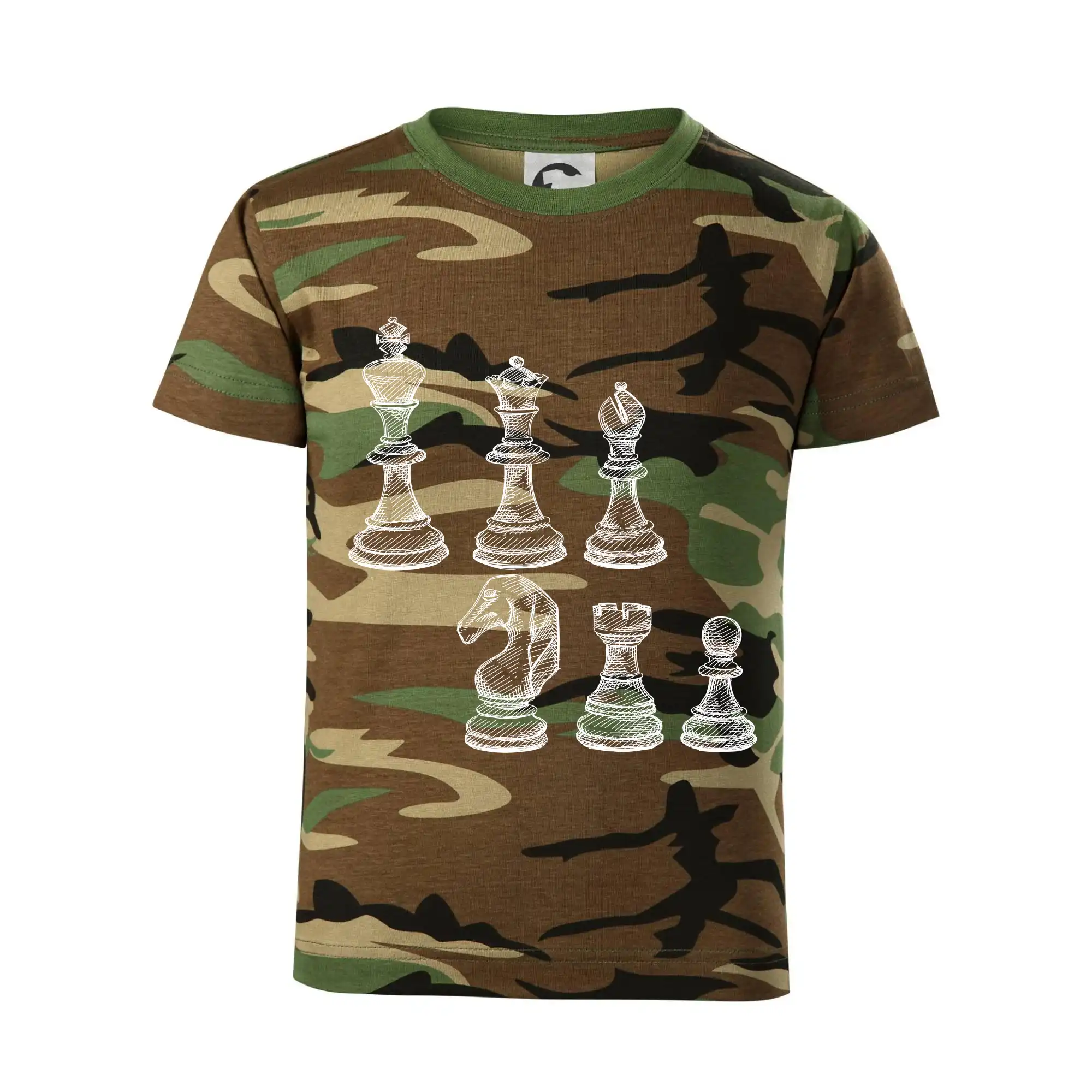 Šachové figurky kreslené