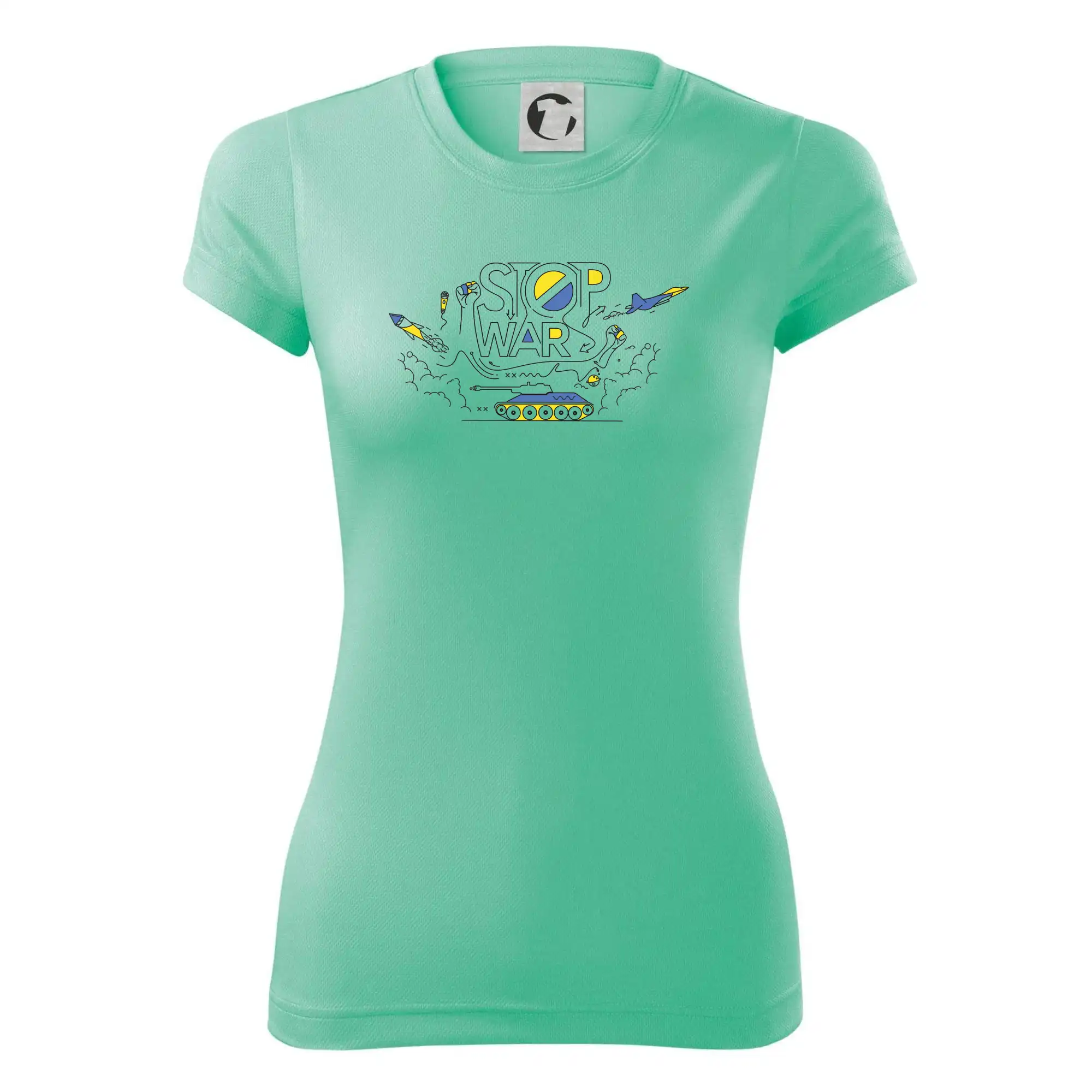 Stop war - Ukrajinské barvy