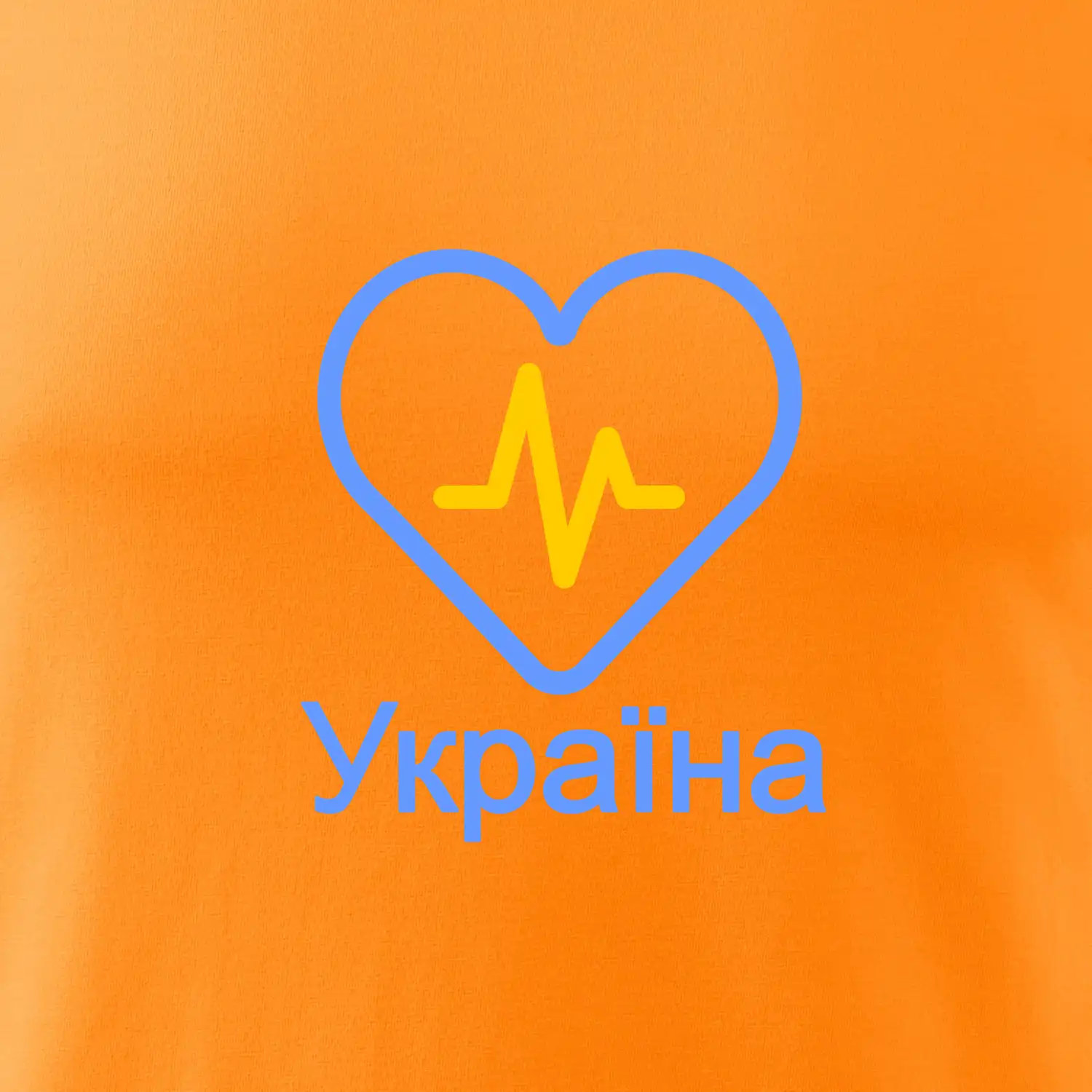 Moje srdce bije pro Ukrajinu - velké