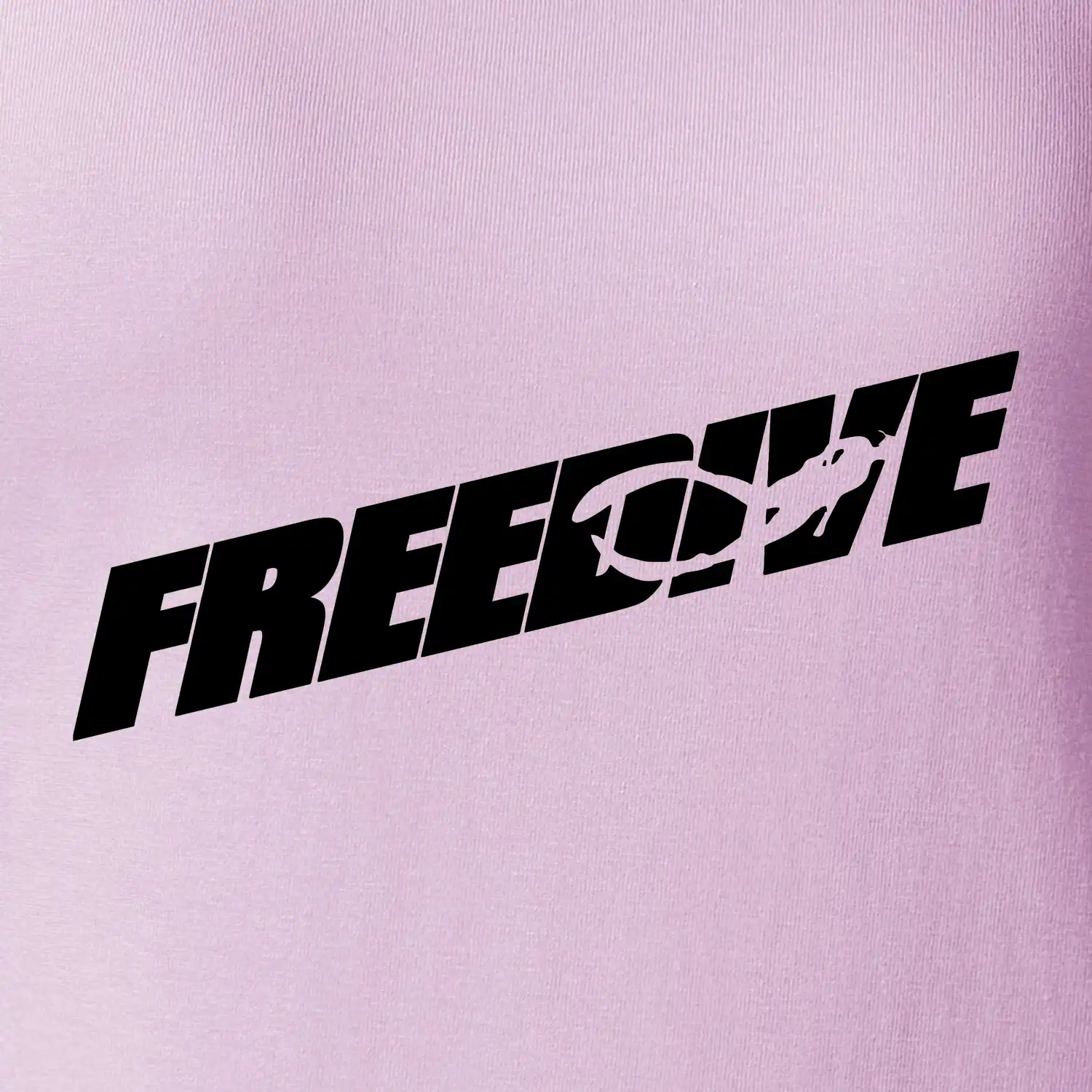 Freedive - nápis s potápěčem