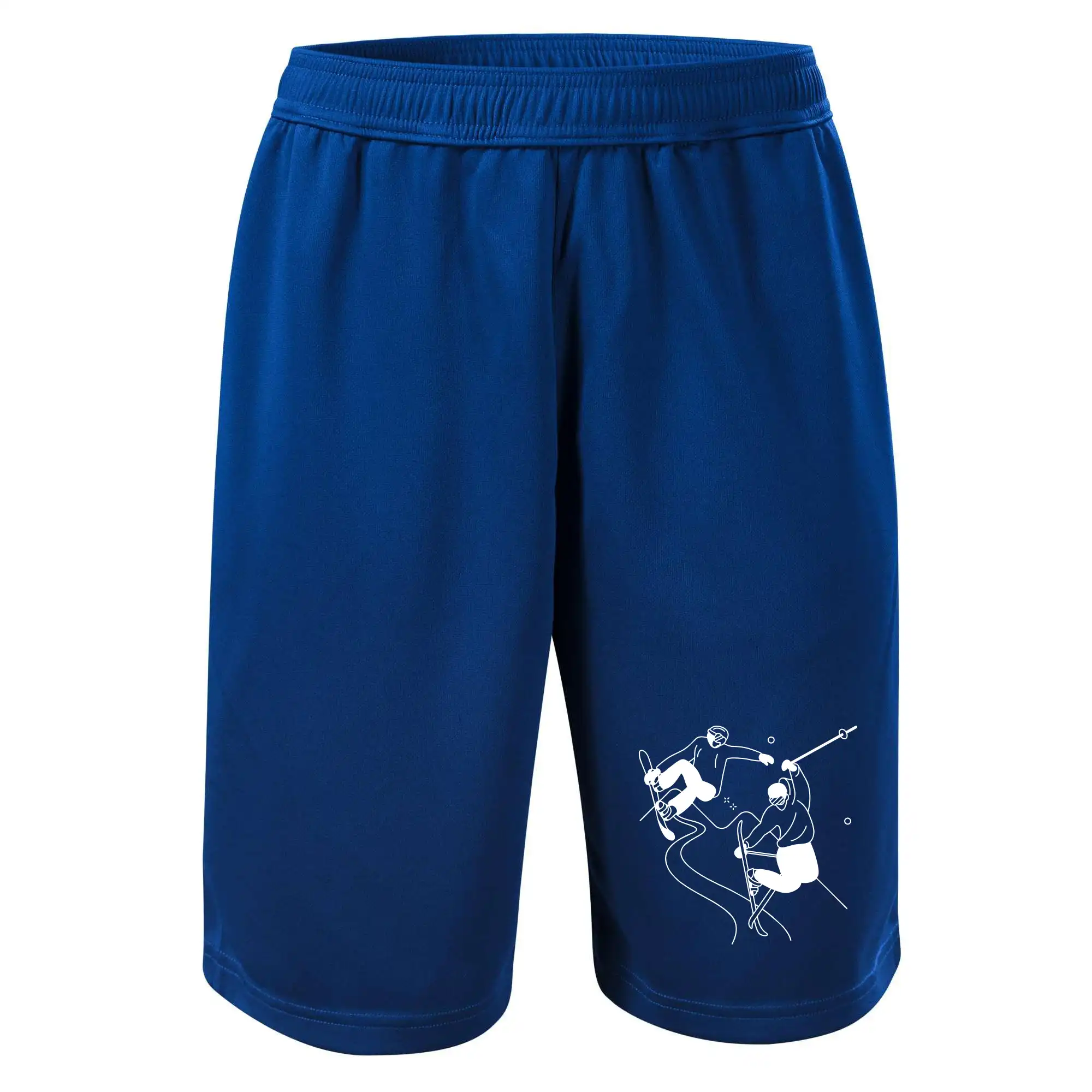 Lyžovaní - kresleny obrázek