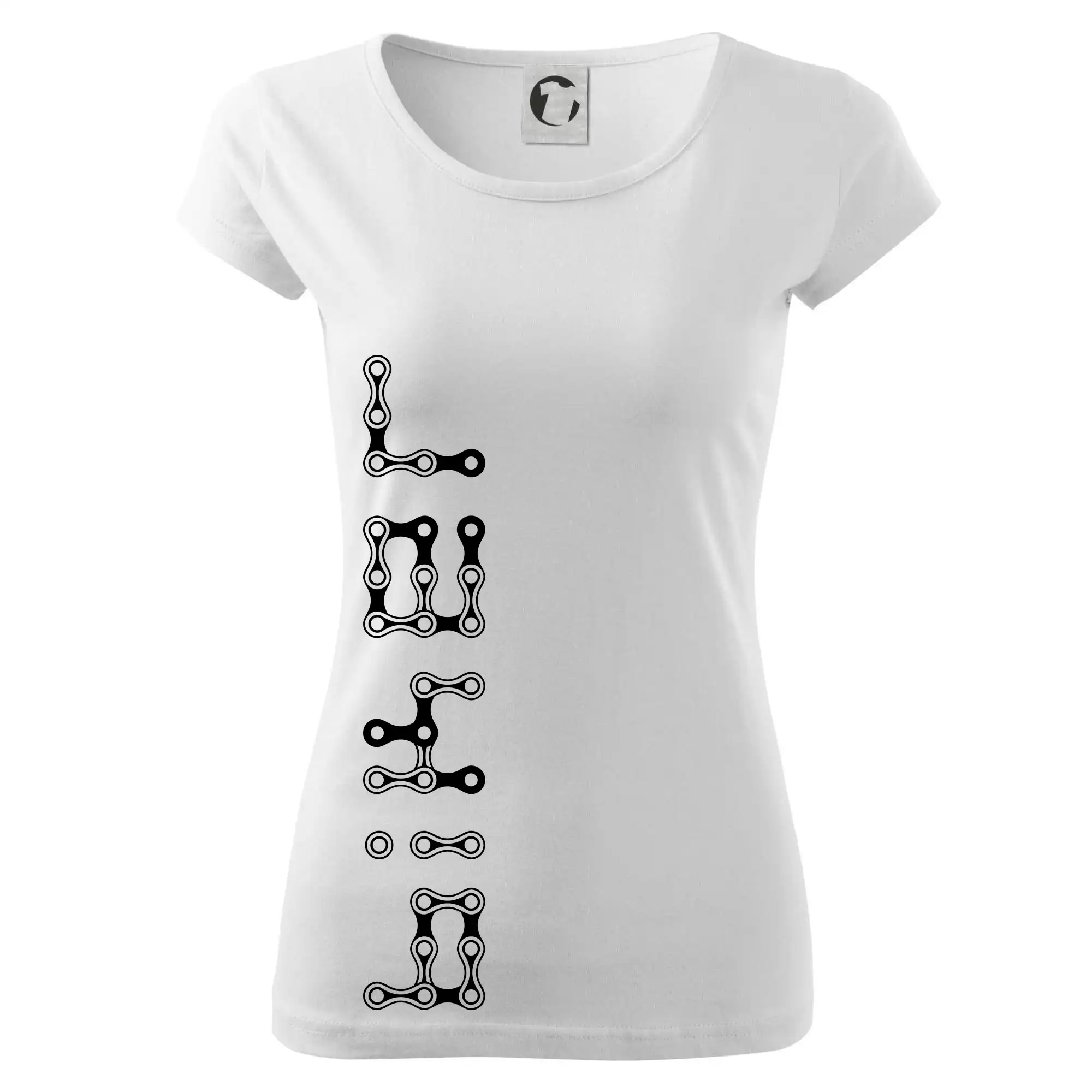 Biker nápis na výšku řetěz