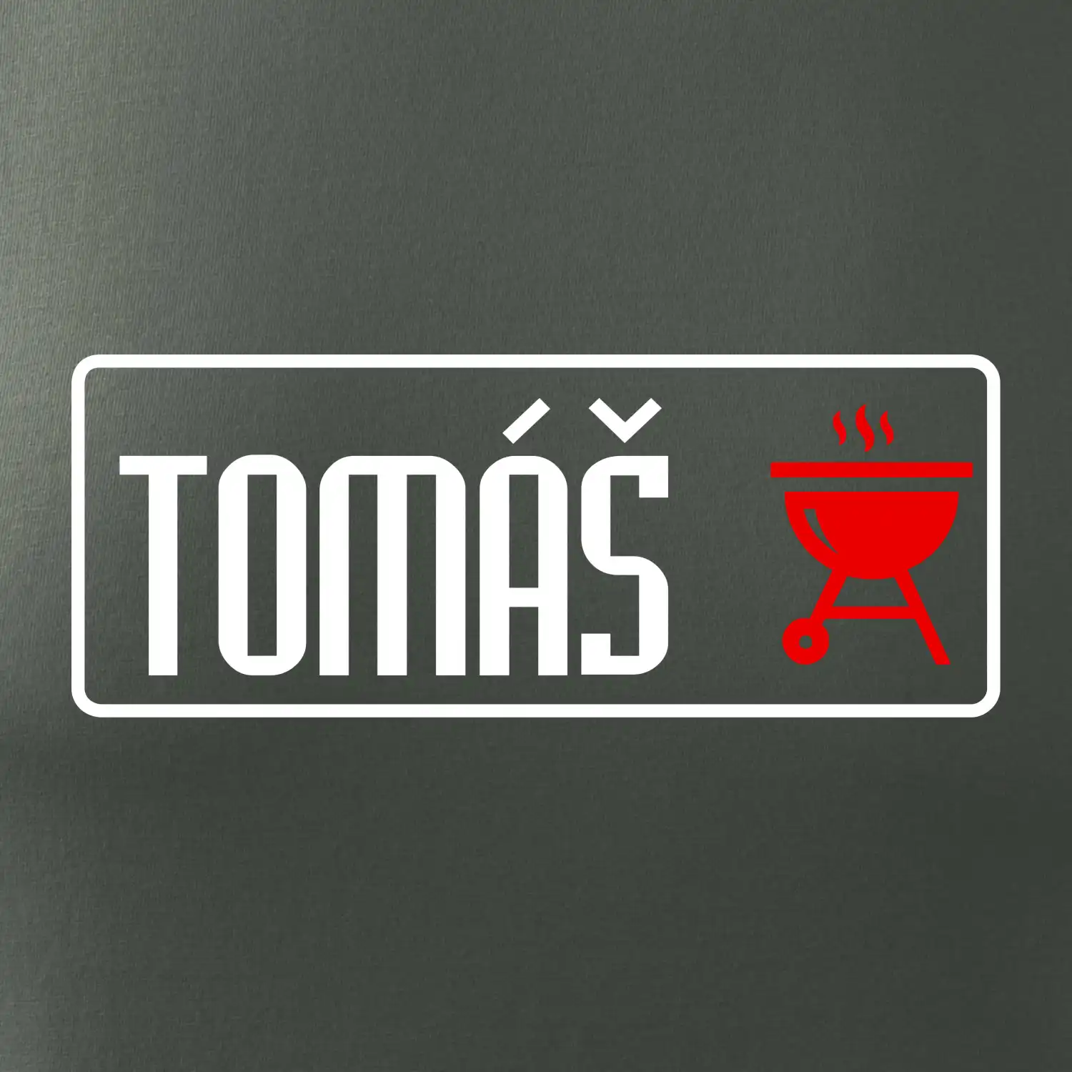 Zástera na grilovanie s vlastným menom