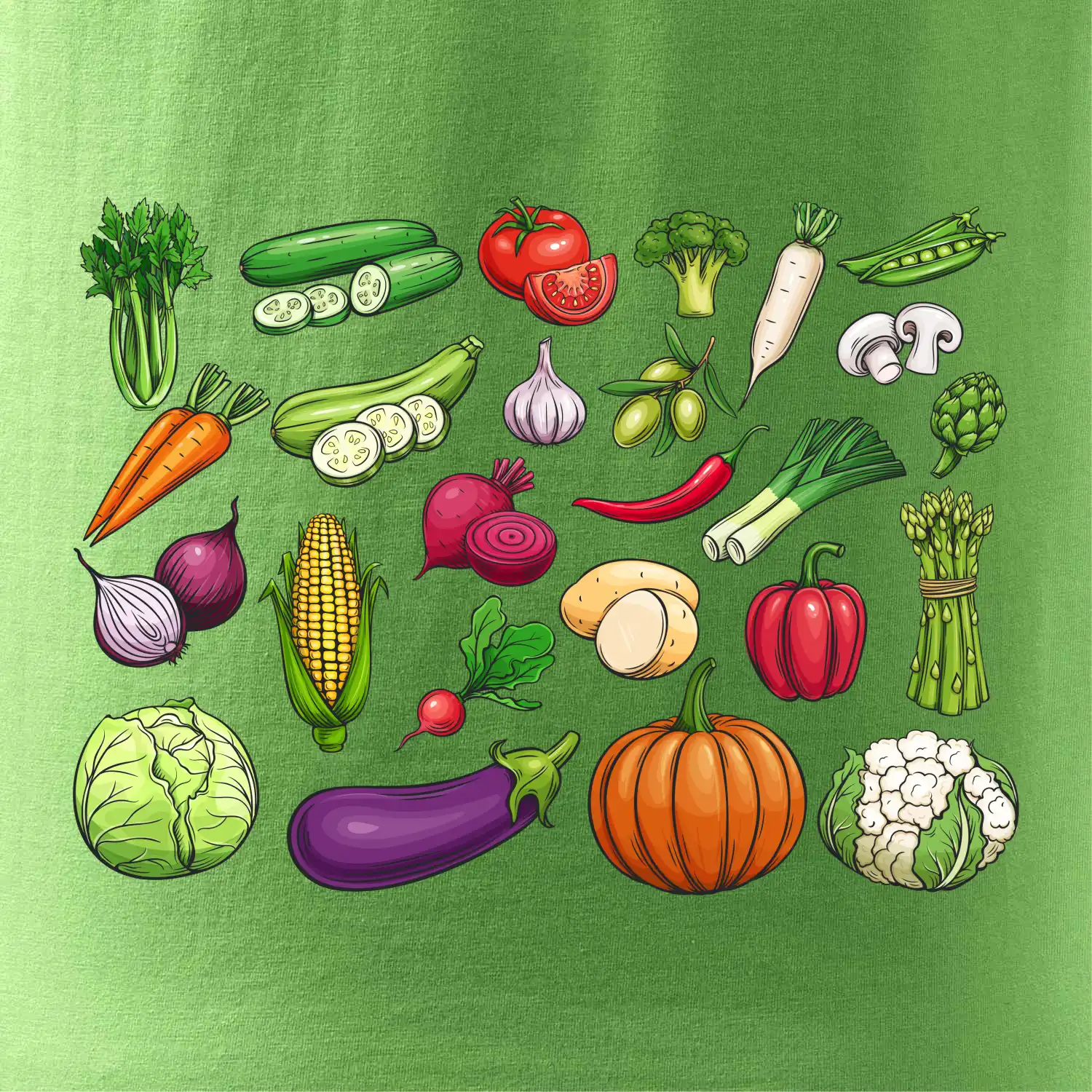 Zelenina ze zahrádky