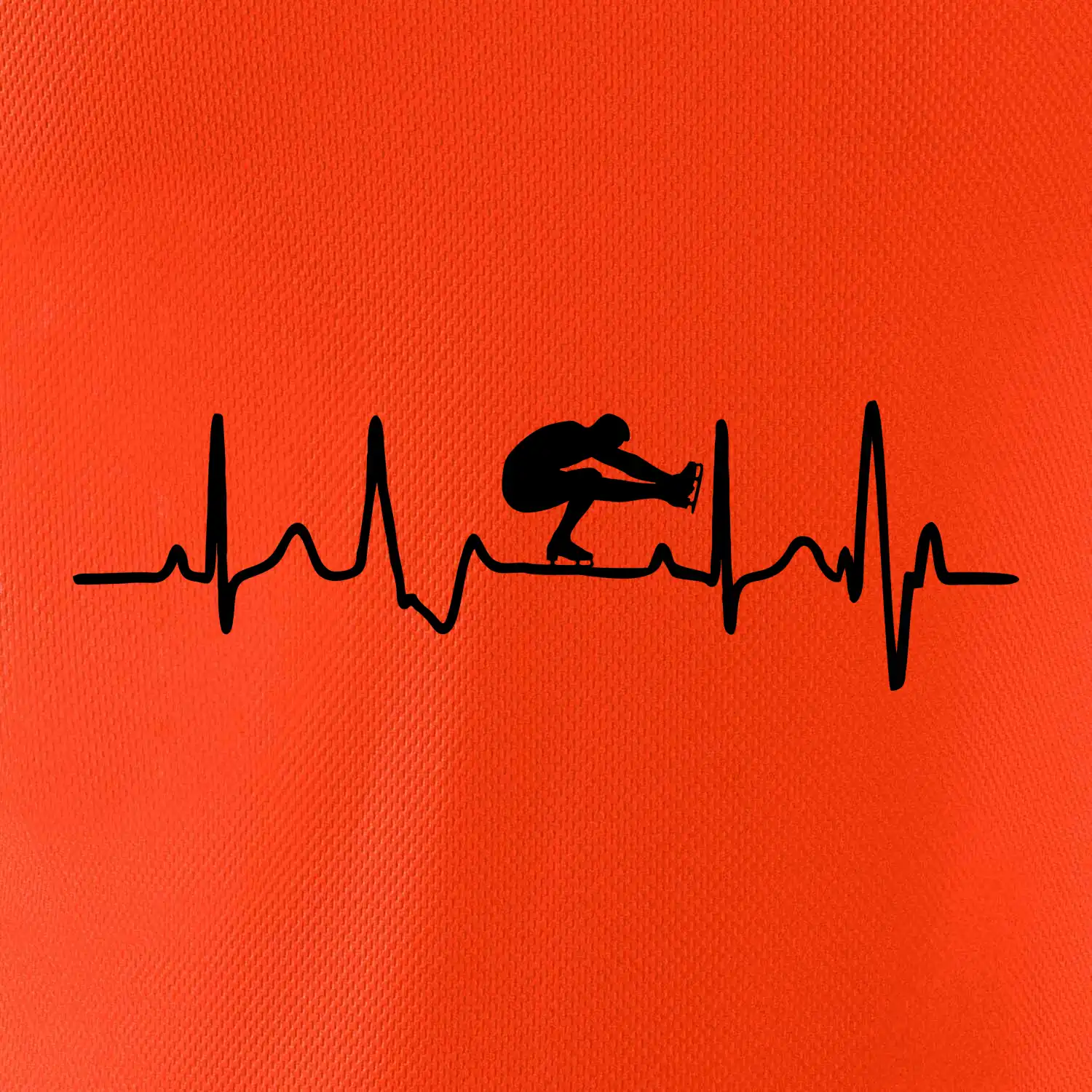 EKG lední brusle