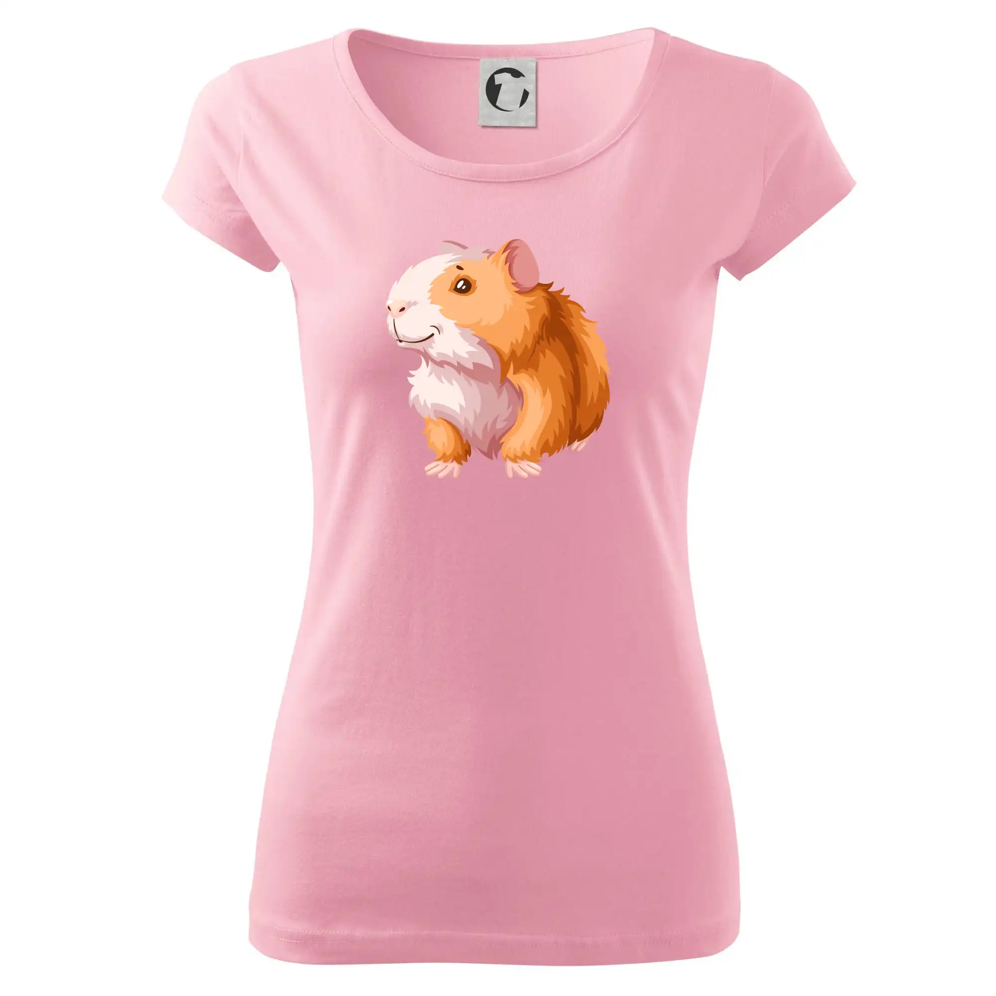 Morče - kreslené, bílo oranžové