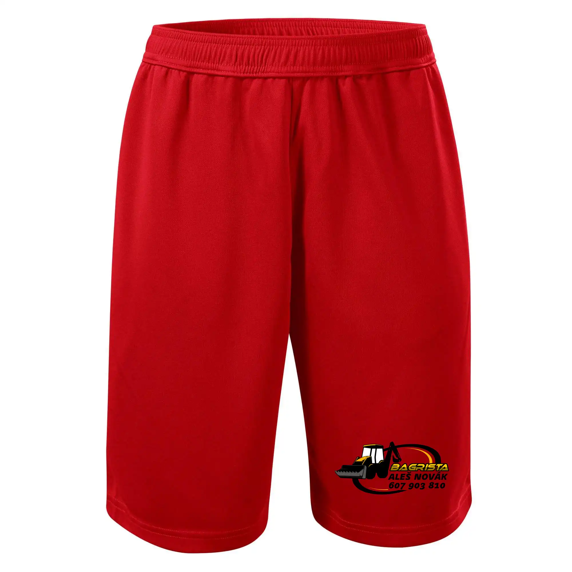 Bagrista v kruhu - vlastní nápis