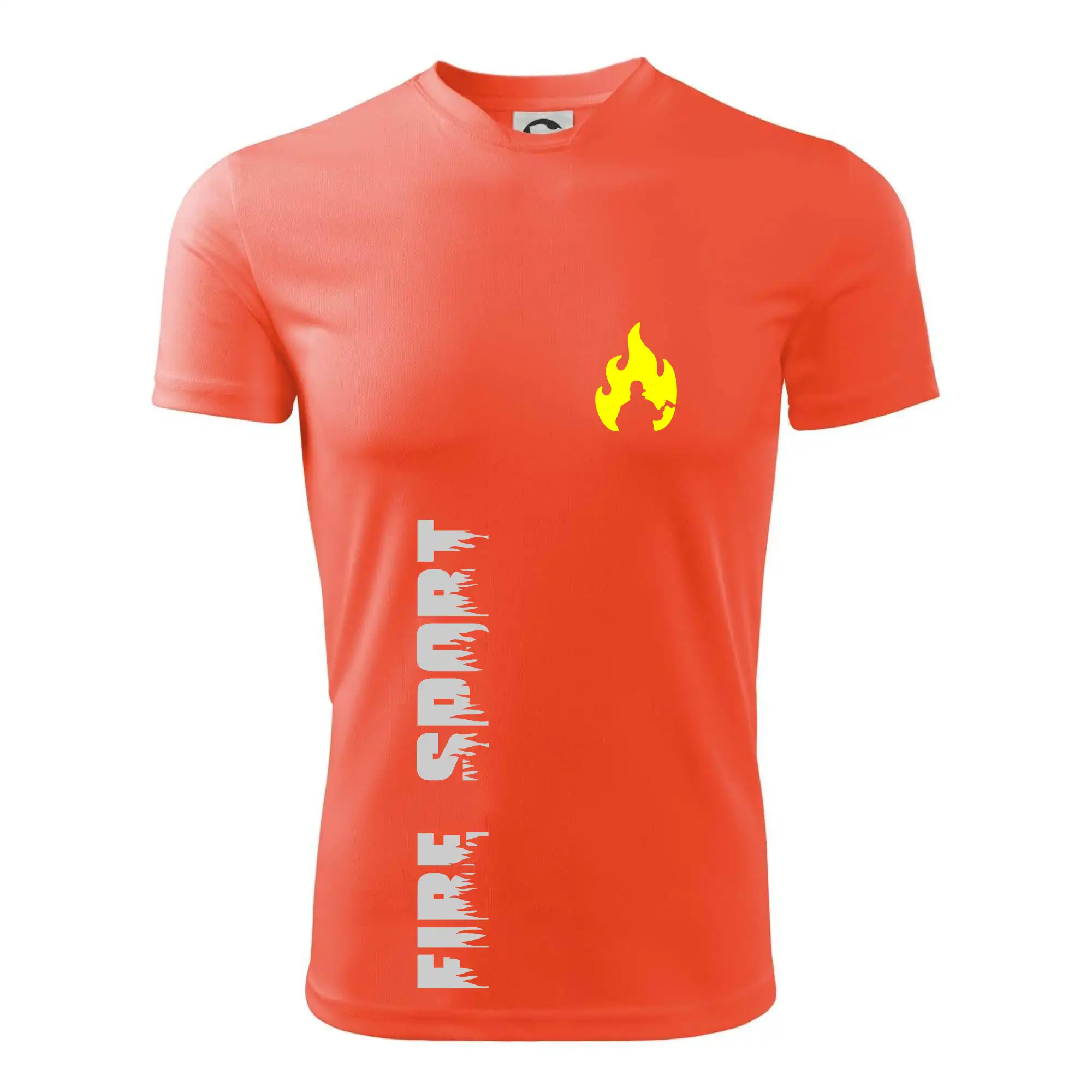 Hasiči - Váš názov - FLUO + Reflexná potlač