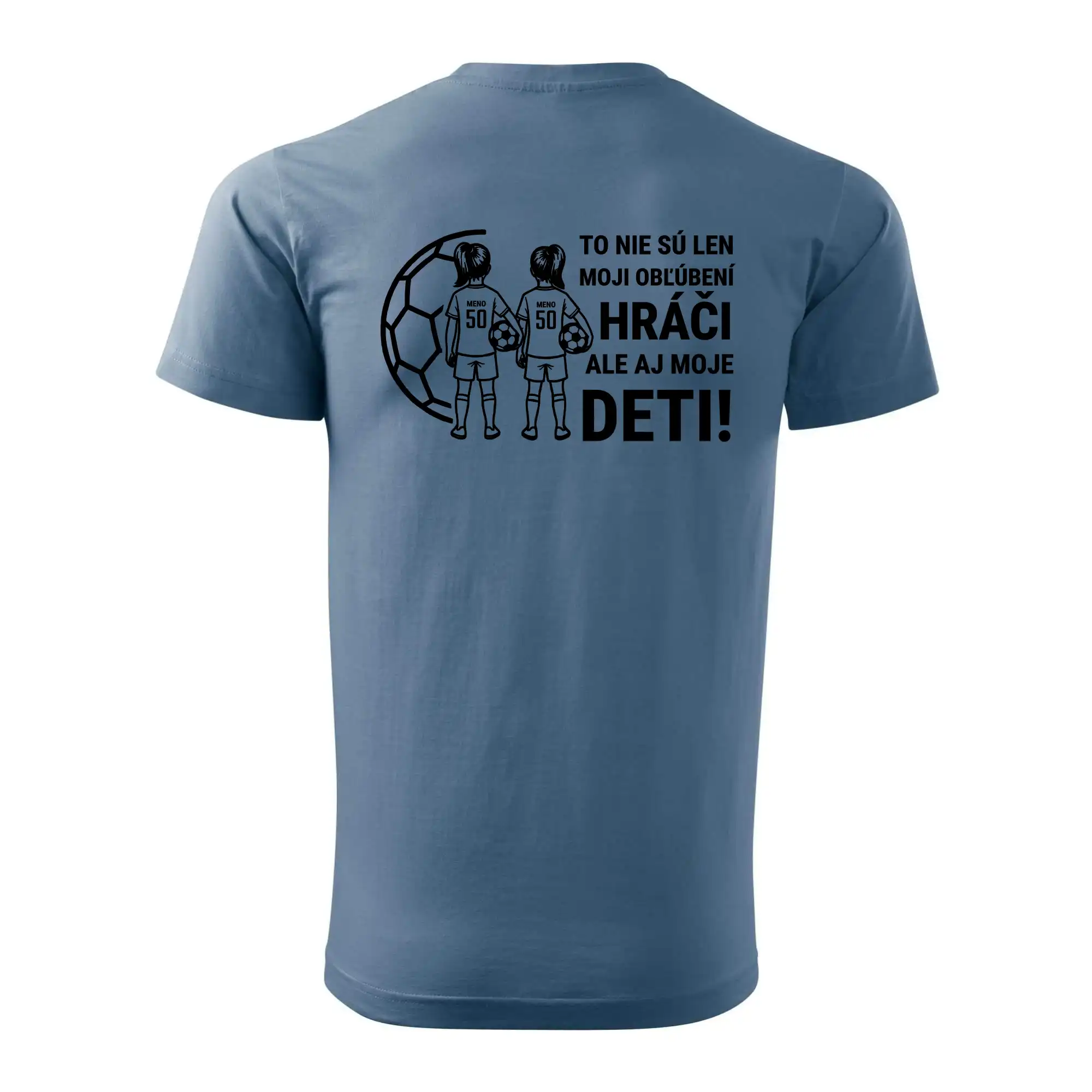 Futbalový otec - Dve dcéry (vaše meno a číslo)