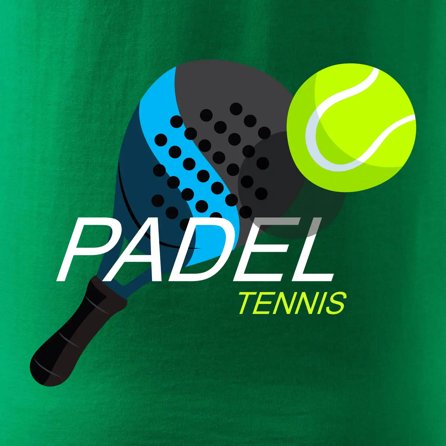 Paddel tennis obrazek barevný