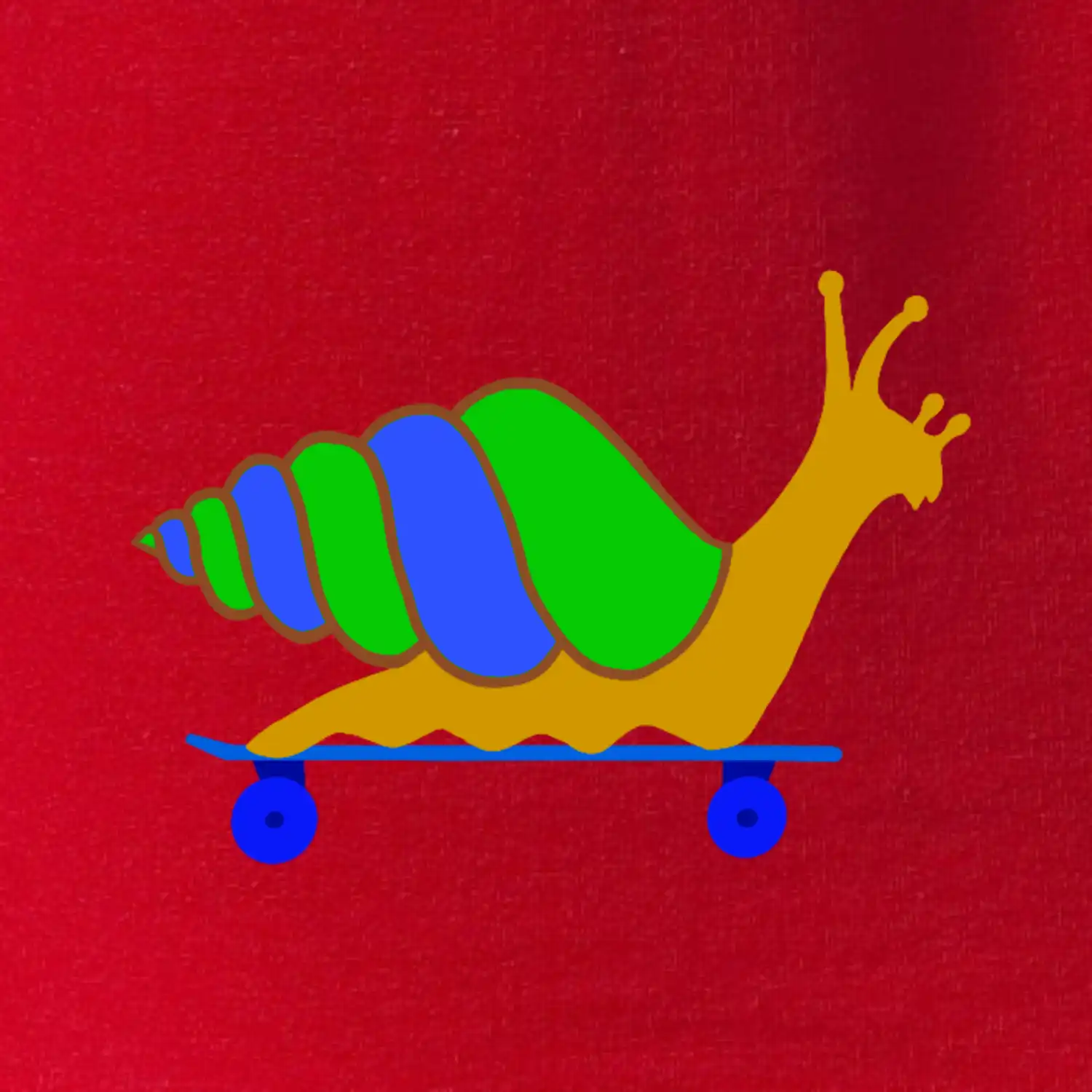 Šnek na skateboardu (Moňas)