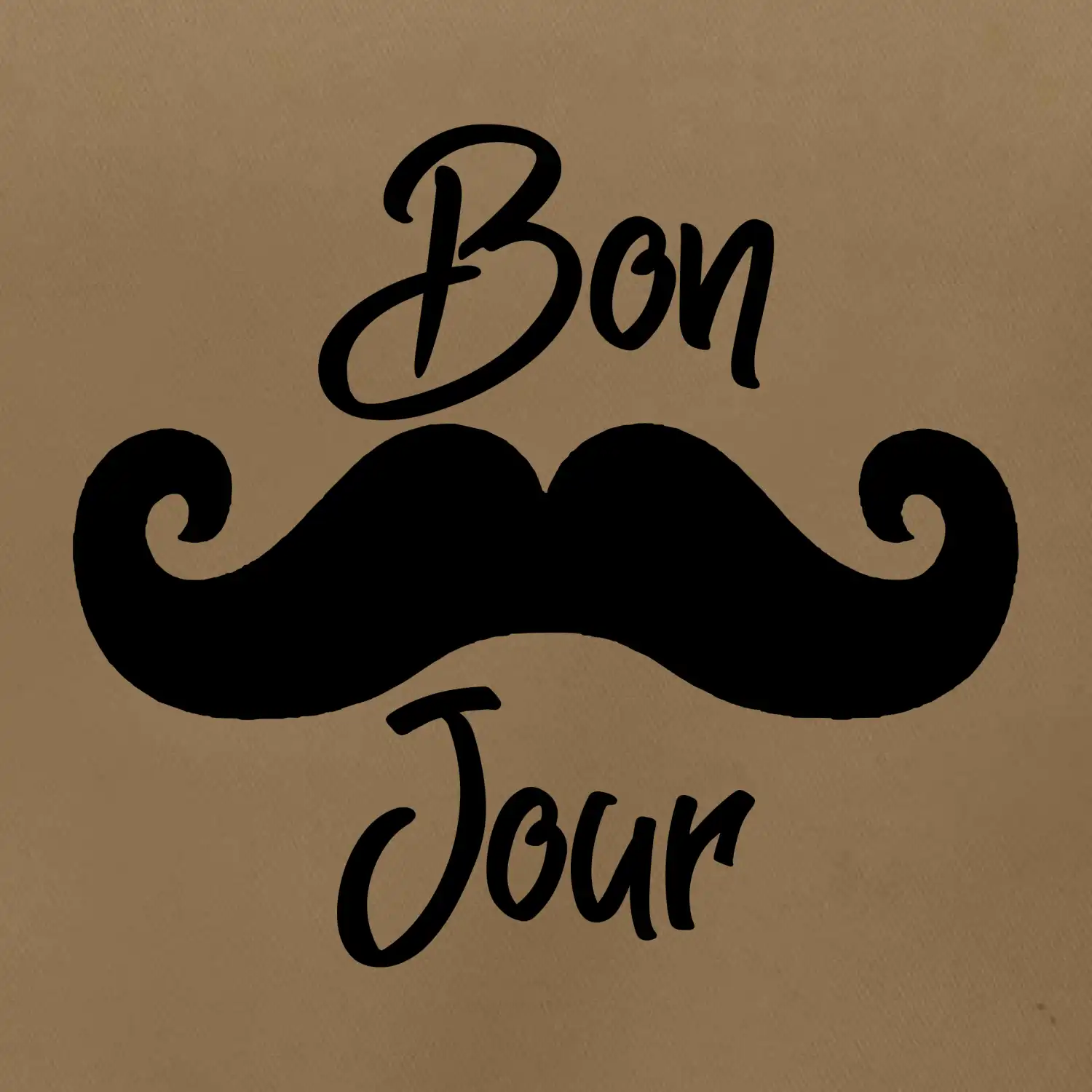 Mustache Bon Jour