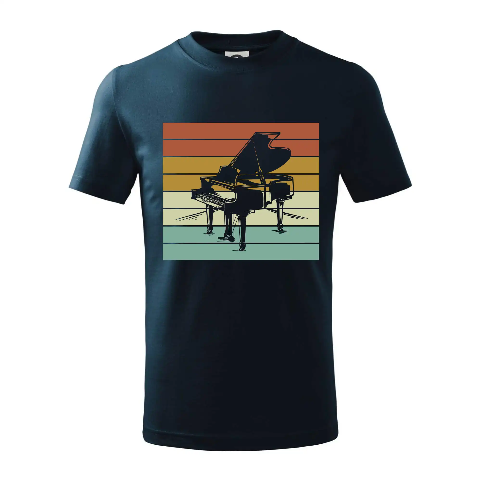 Vintage piano - Tričko detské bavlnené