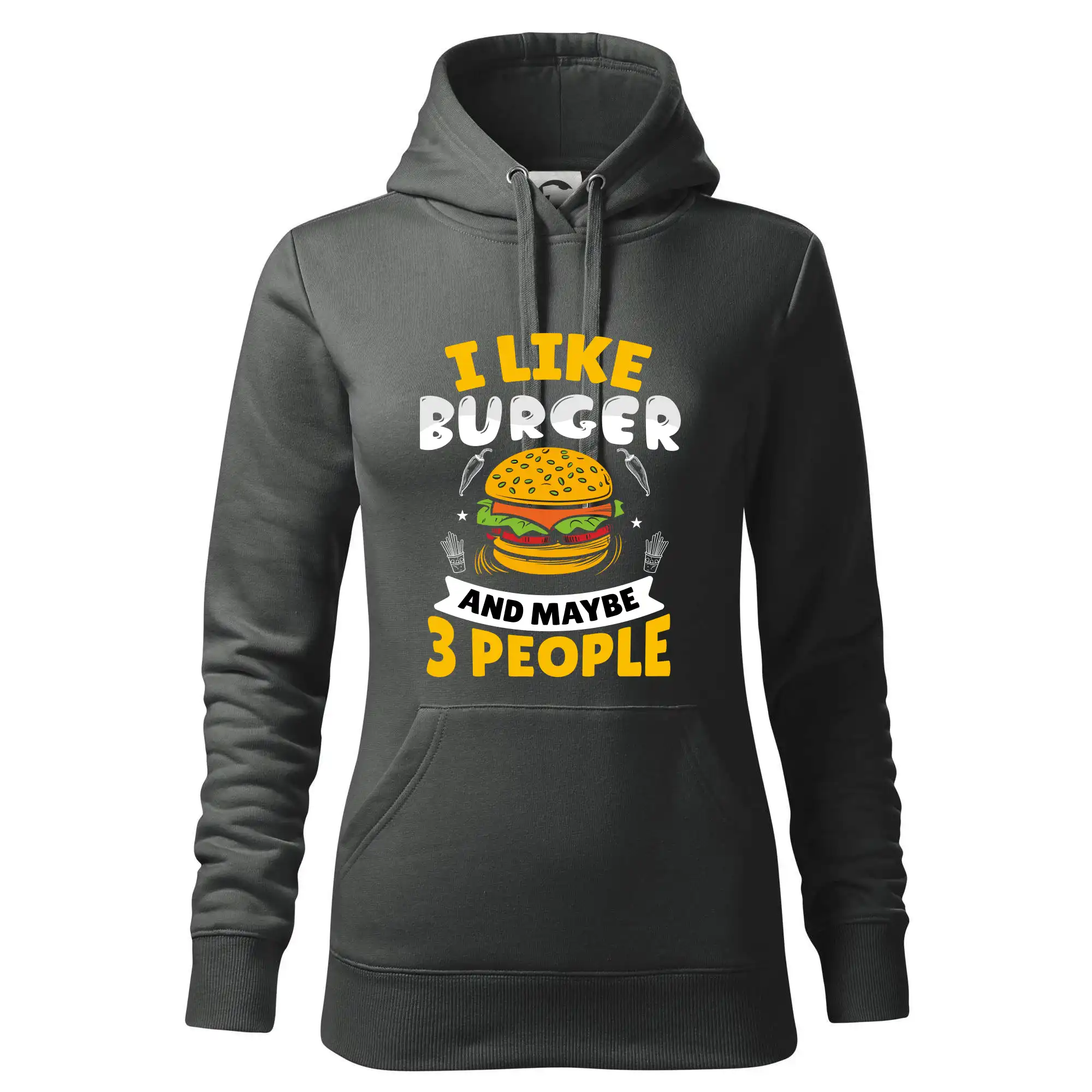 I like burger and maybe 3 people