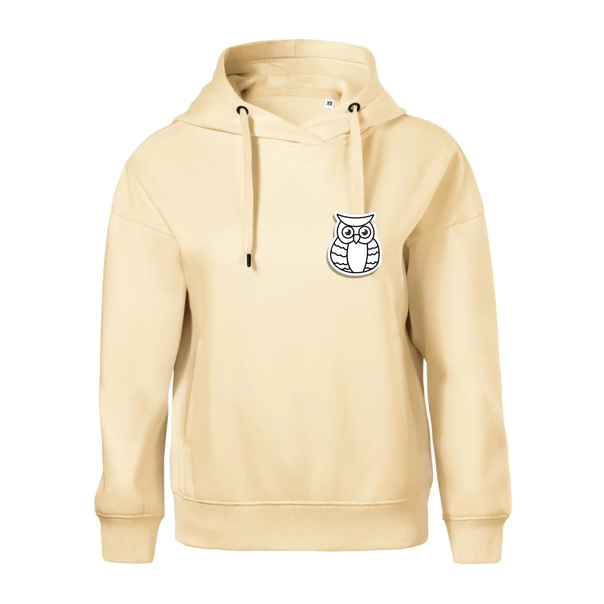 Sova kreslená na prsu