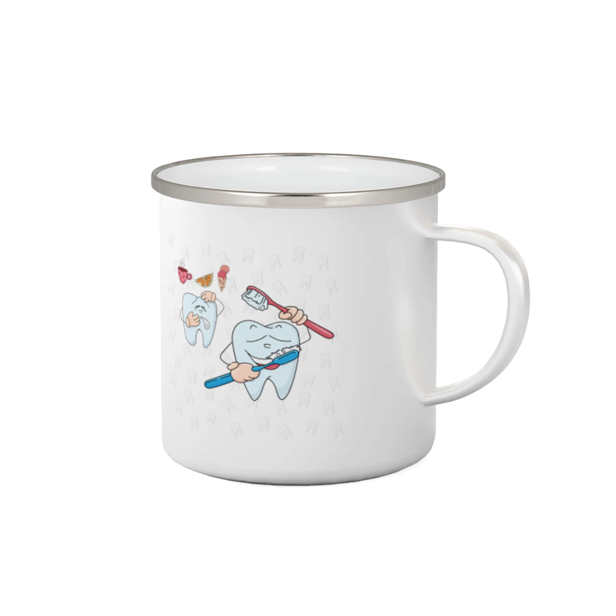 Zubařské tričko - kartáček a jídlo