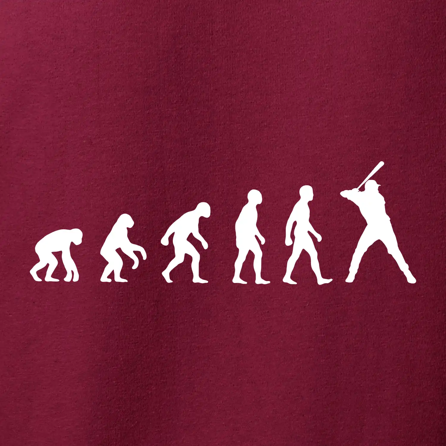 Evoluce baseball pálkař nápřah
