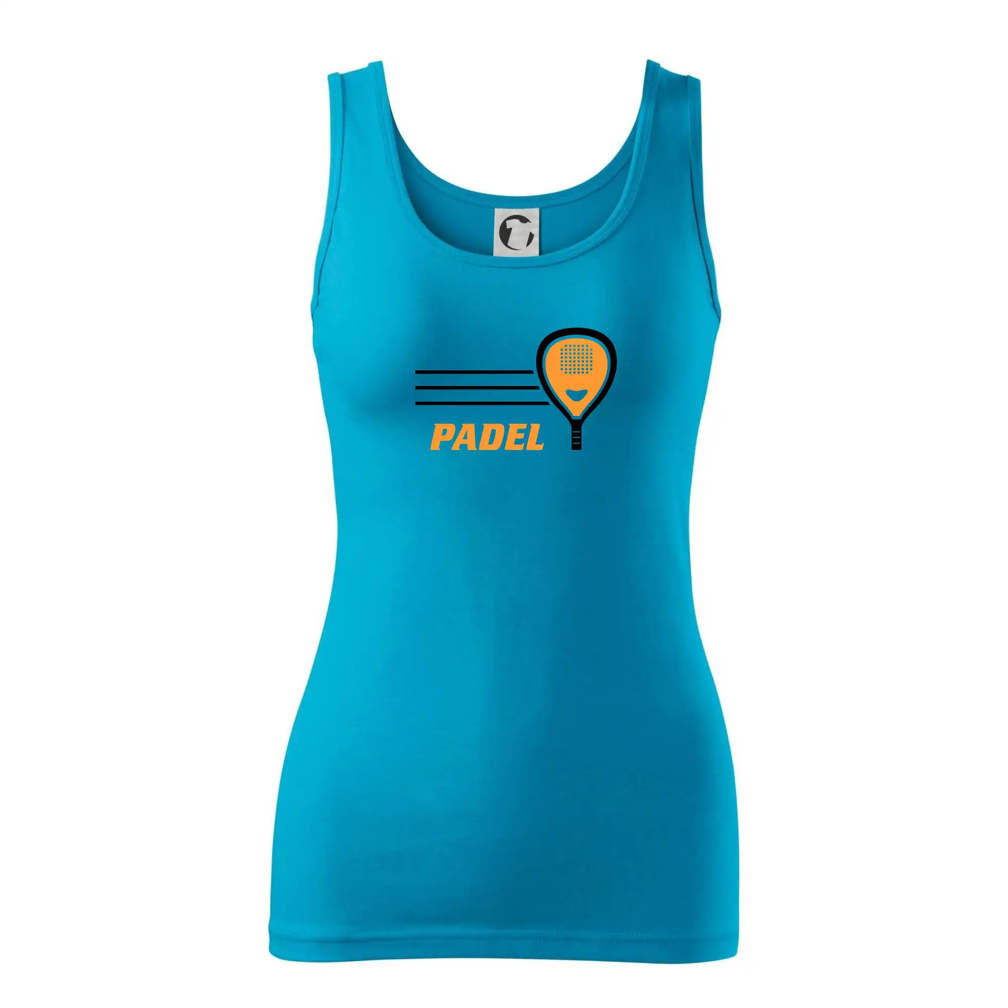 Padel - oranžová raketa