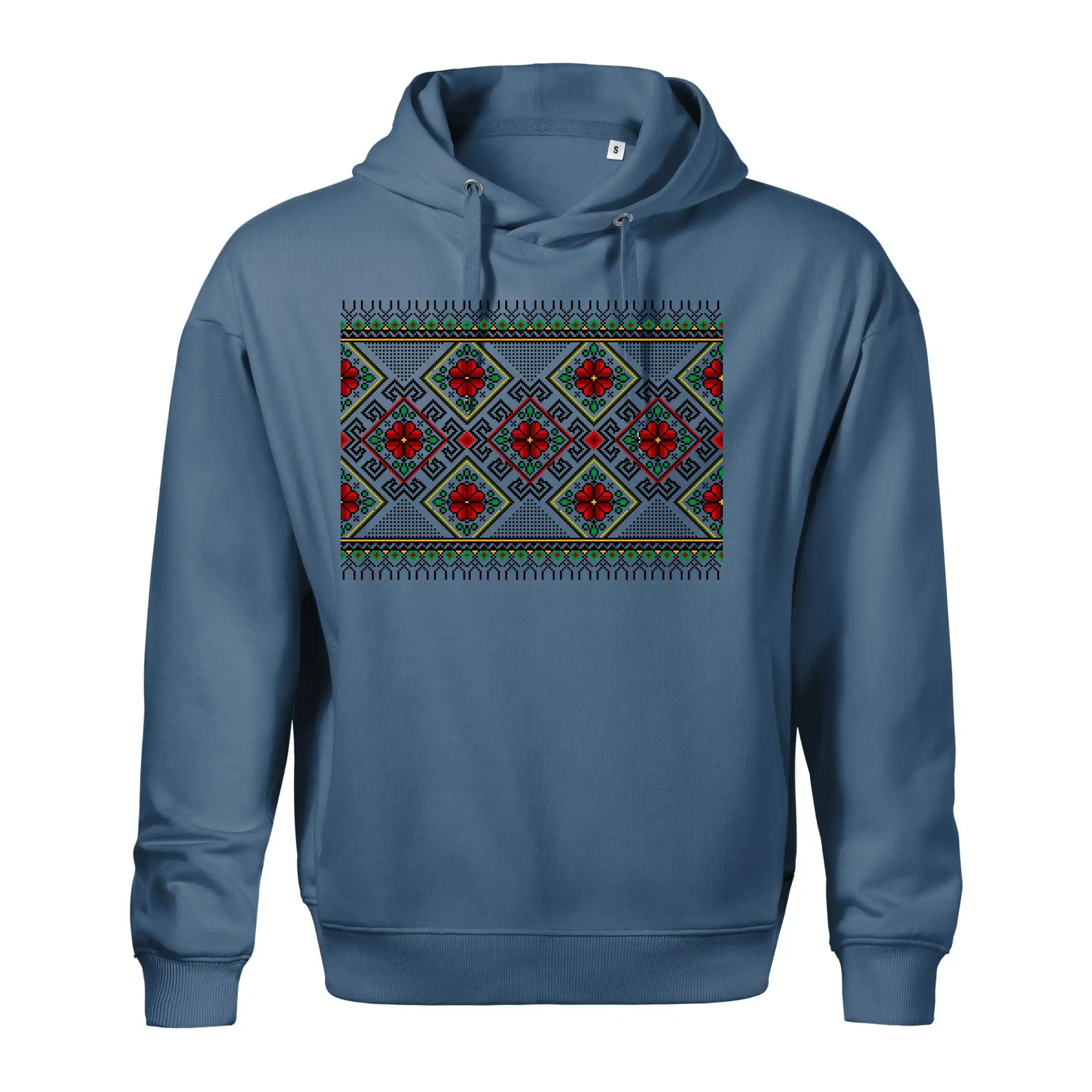 Ukrajinský vzor - Červeno Zelený