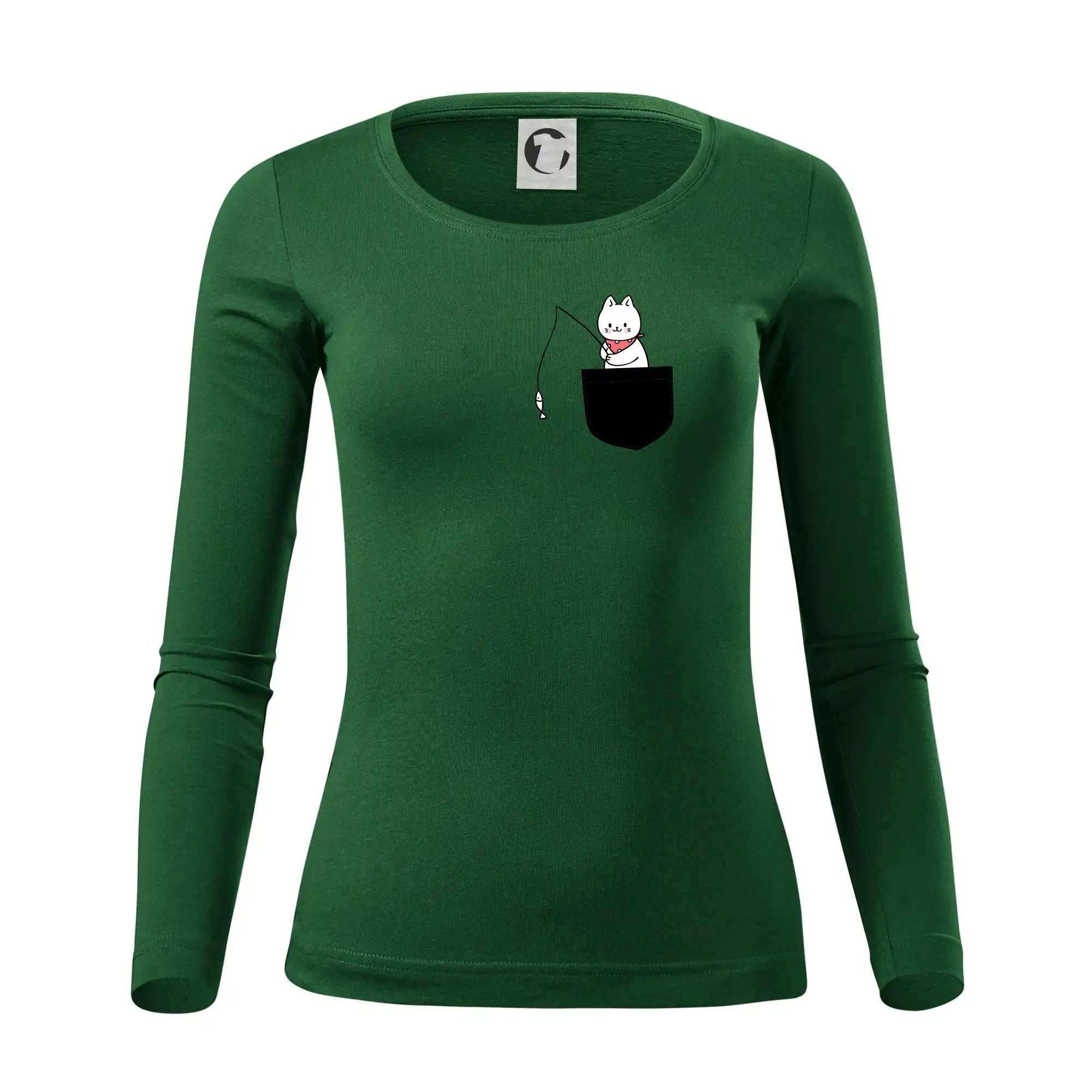 Kočka s rybou v kapse