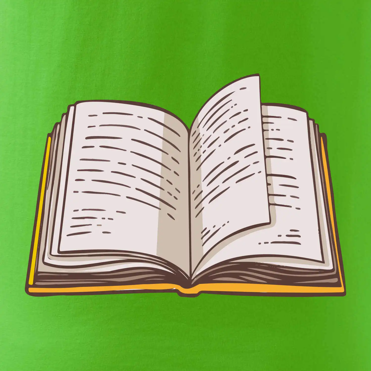 Kniha barevná otevřená