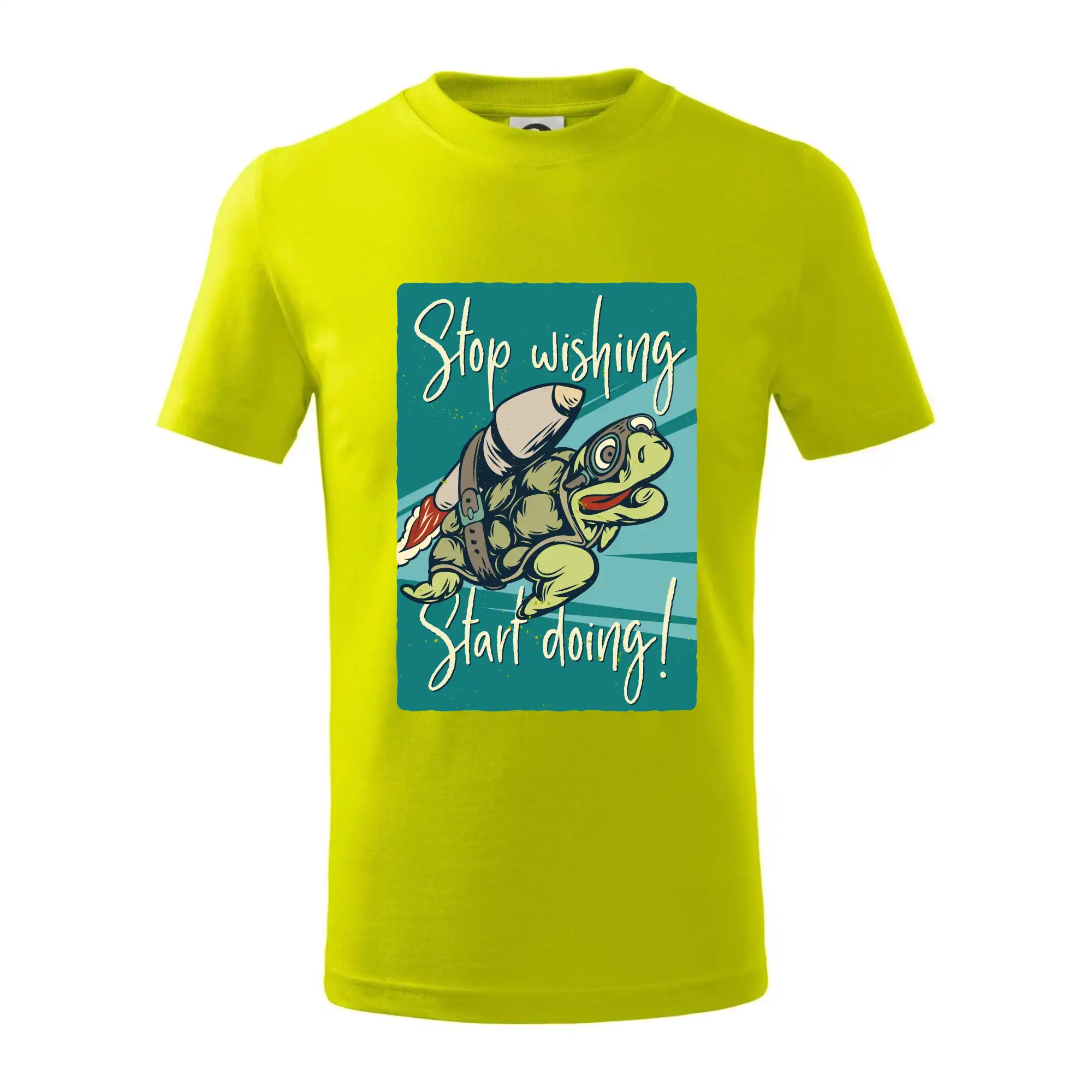 Stop wishing start doing želva