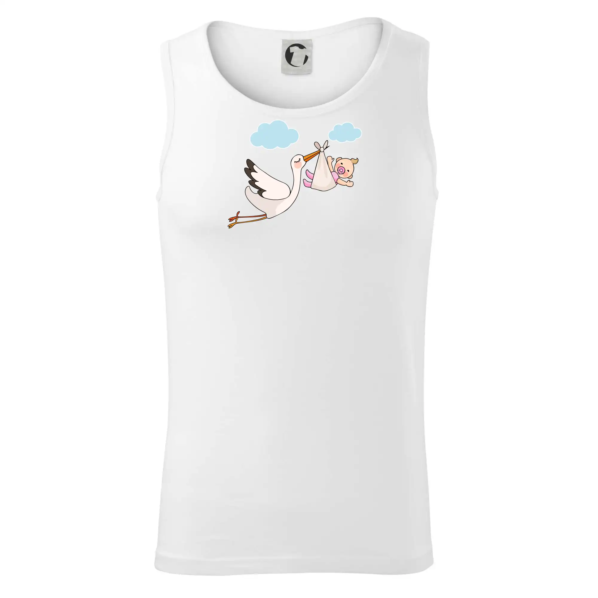 Čáp čekáme miminko - holka