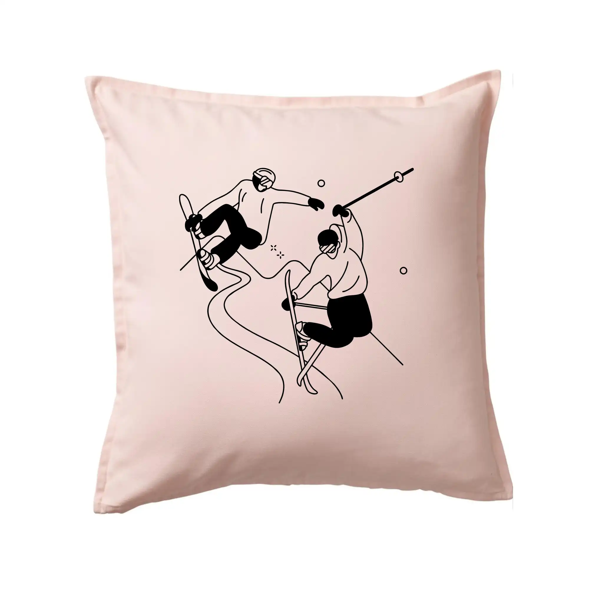 Lyžovaní - kresleny obrázek