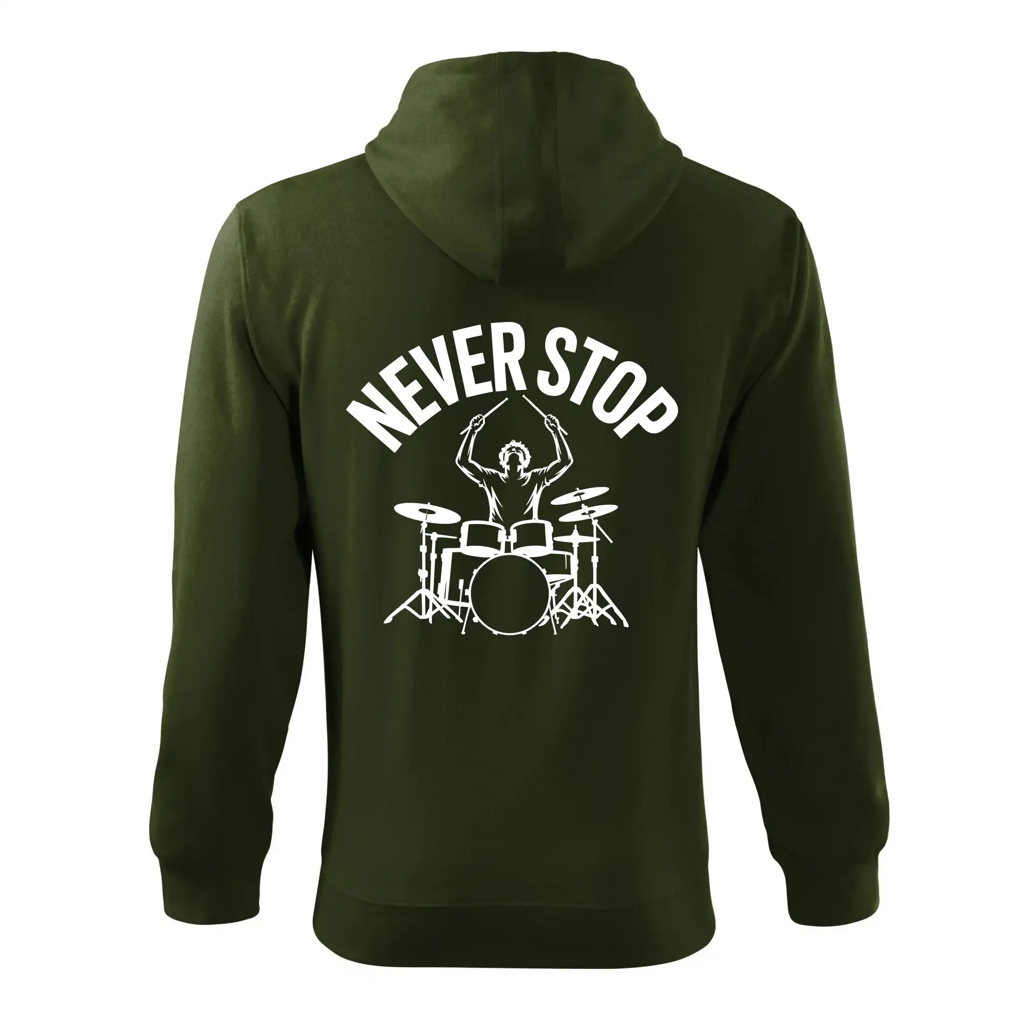 Never Stop a drummer