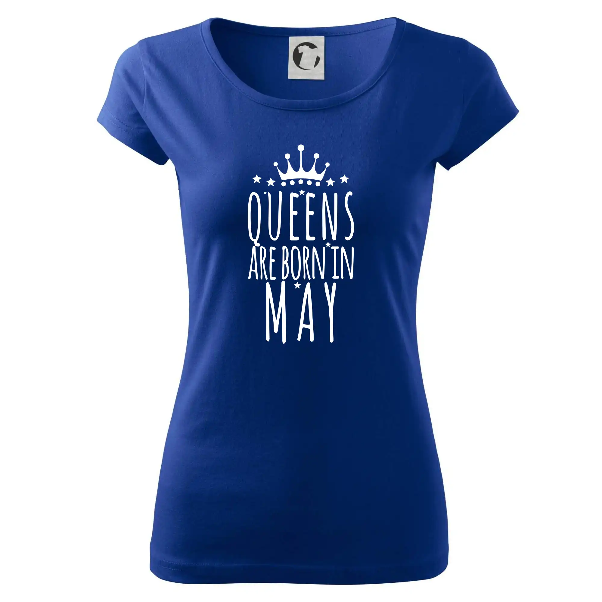 Tričká pre narodených v máji - Queens are born in May - Dámske tričko Pure