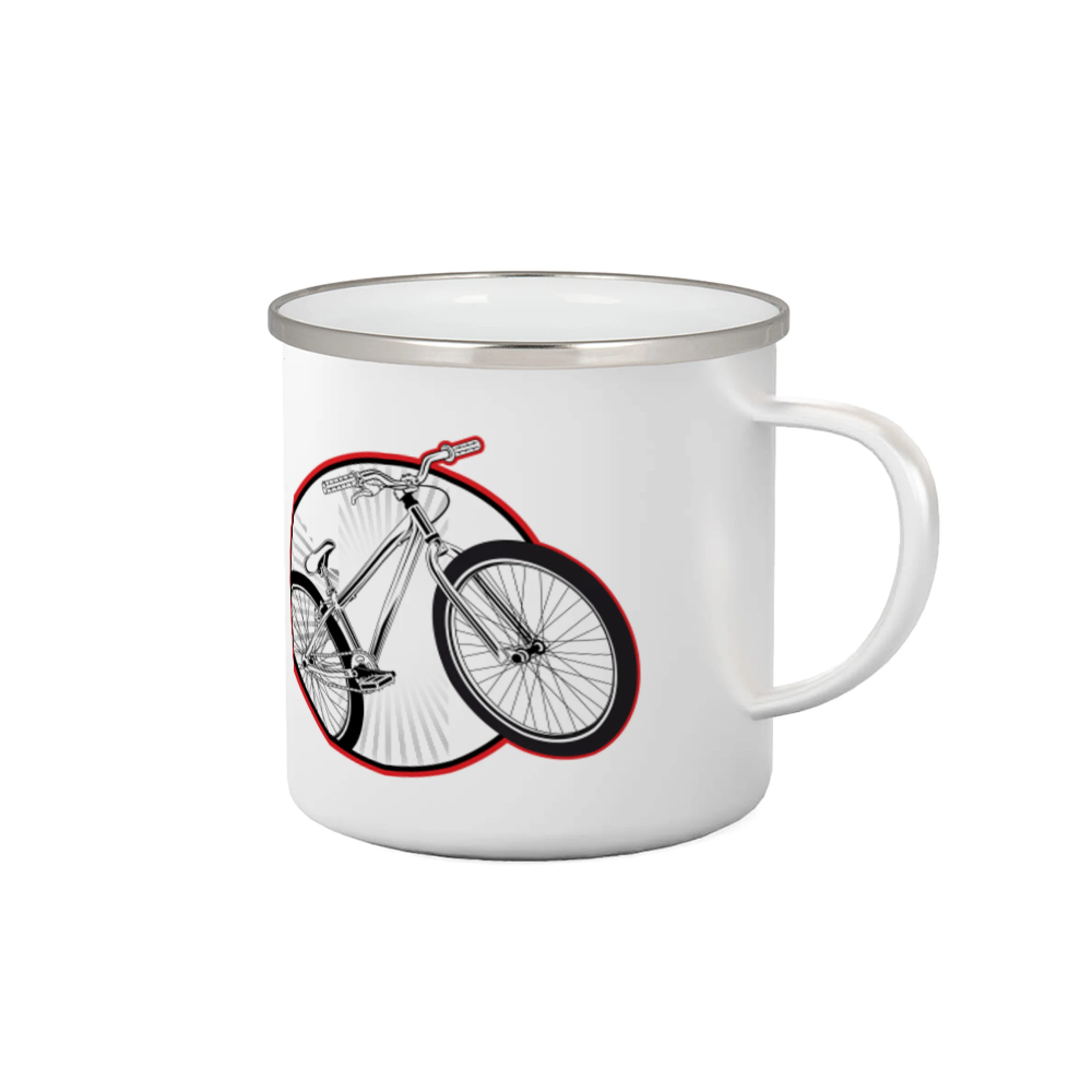Tričko ako darček pre cyklistu - Downhill koleso v kruhu - Plecháčik