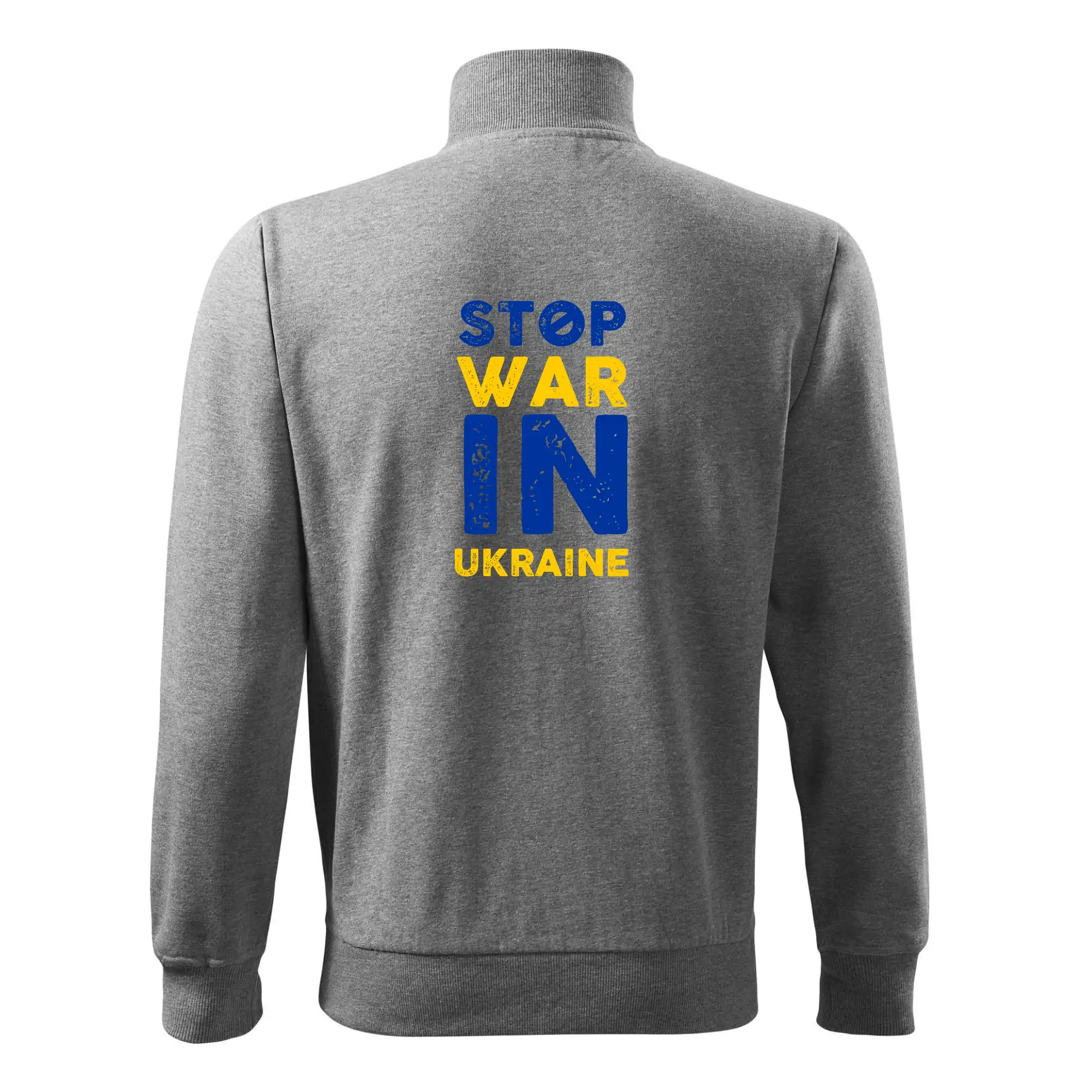 Barevný nápis Stop war in ukraine