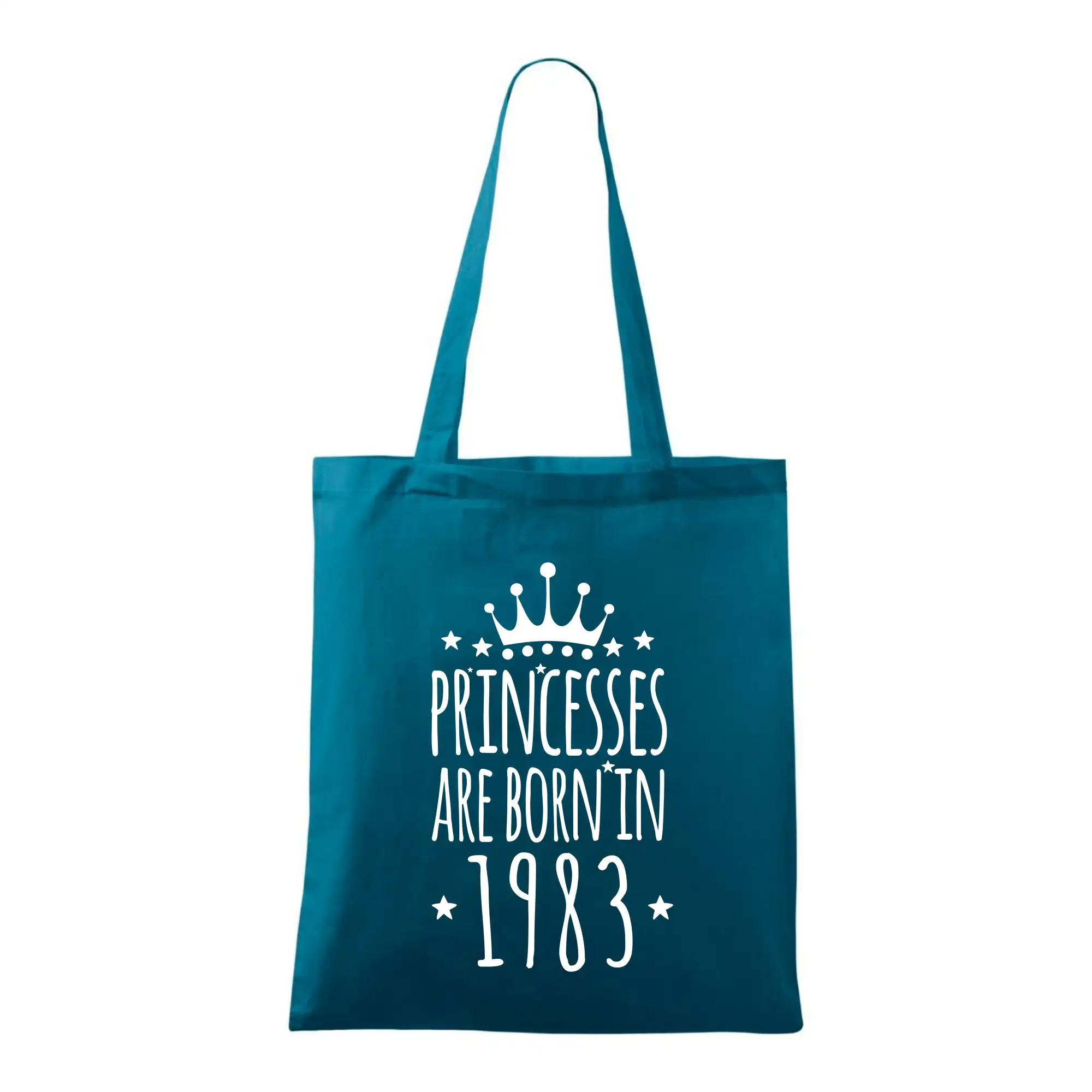 Tričká k narodeninám - Princesses are born in 1983 - Taška bavlnená