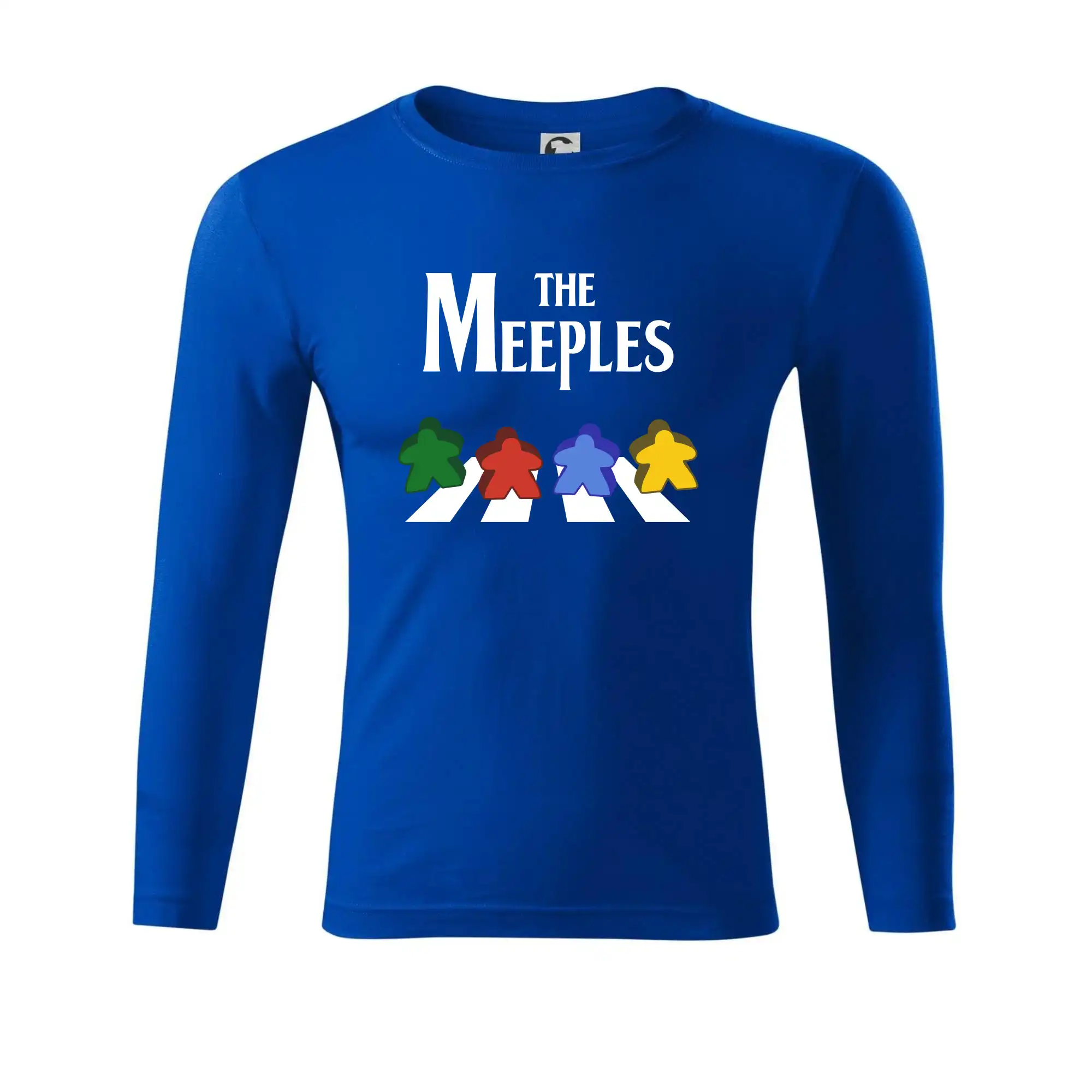 Tričká a mikiny so spoločenskými hrami  - The Meeples - Tričko Progress s dlhým rukávom