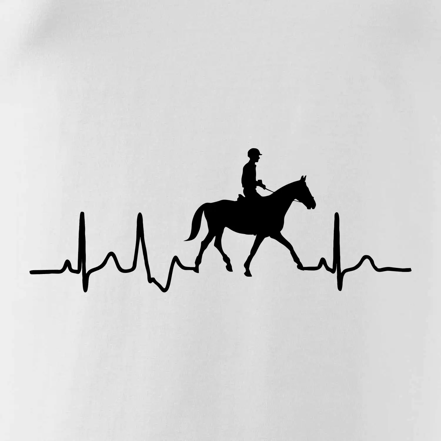 EKG jízda na koni
